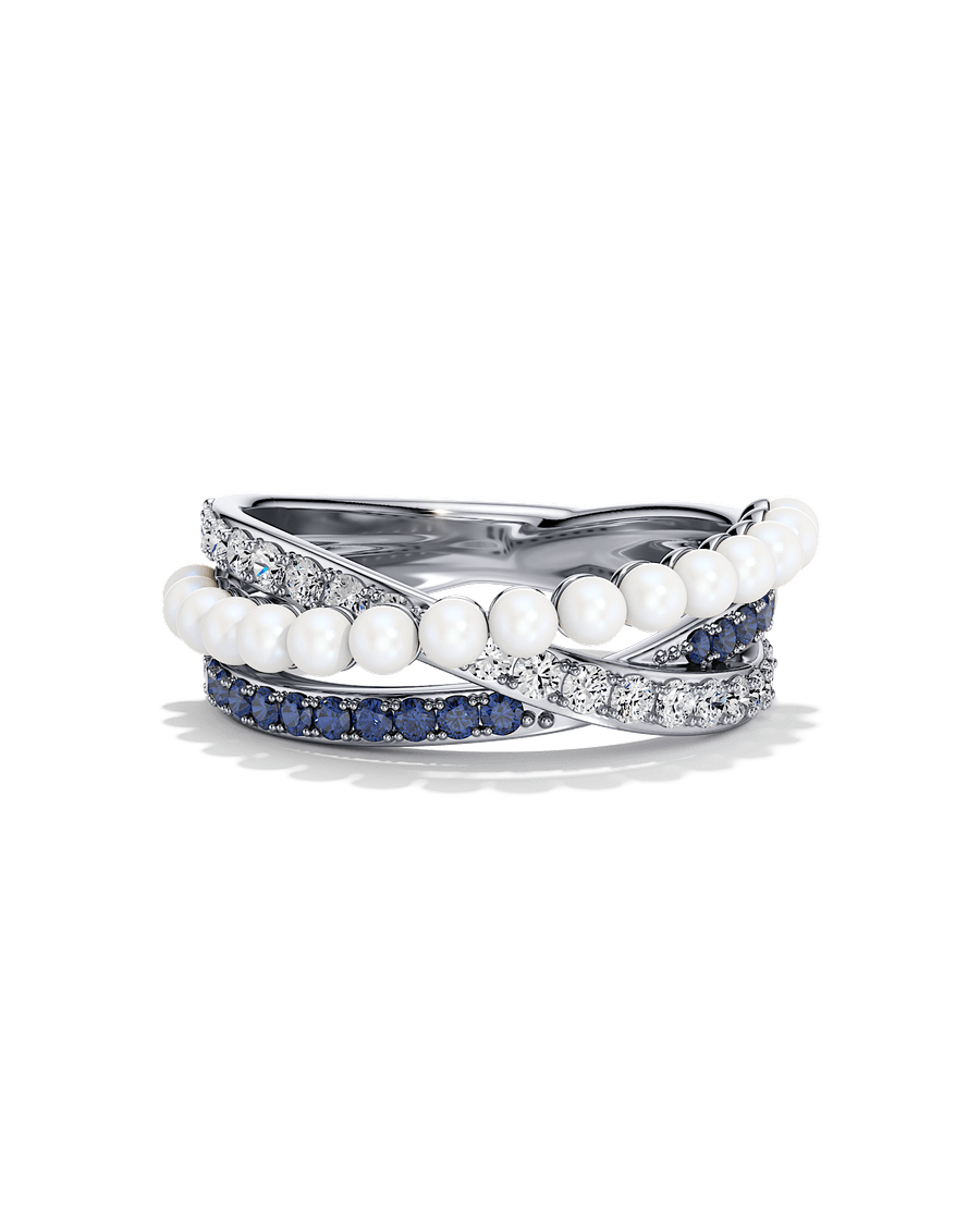 Twin Wave Ring