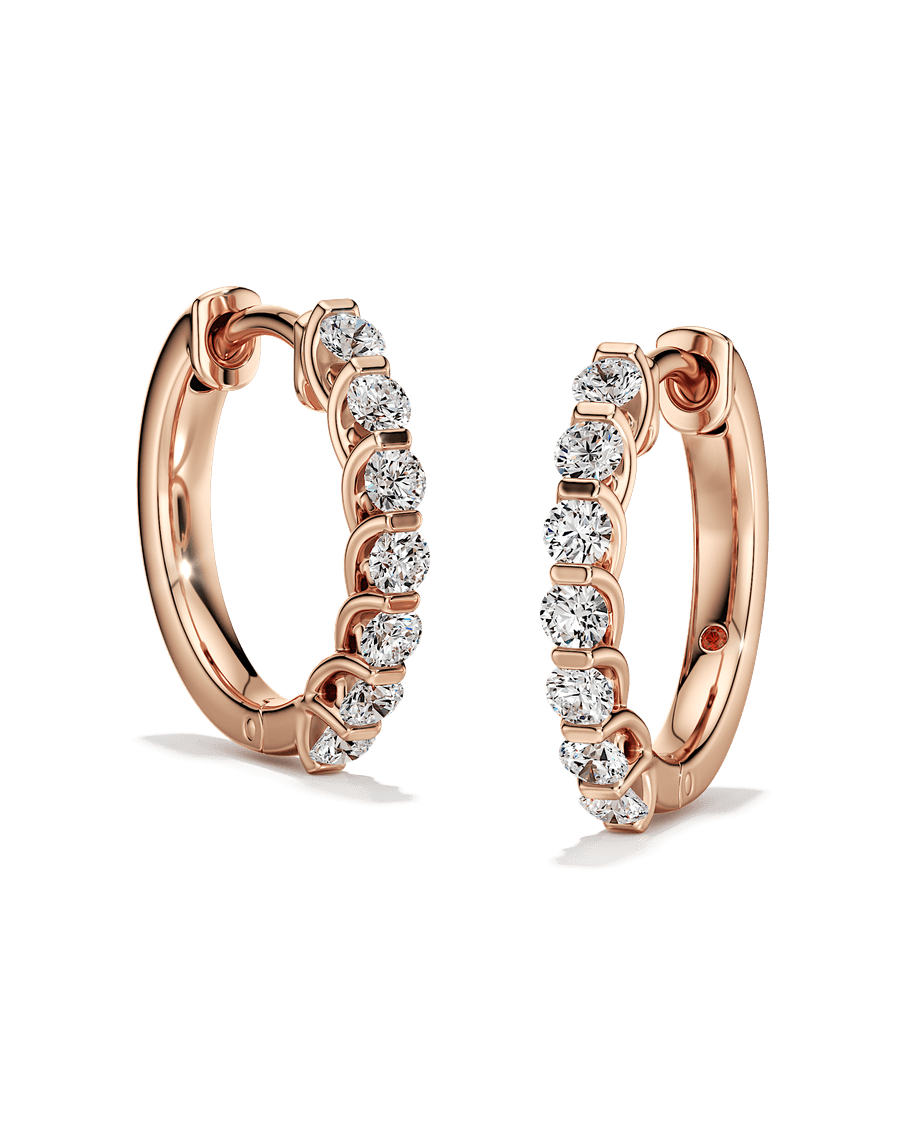 Off Record Diamond Hoops