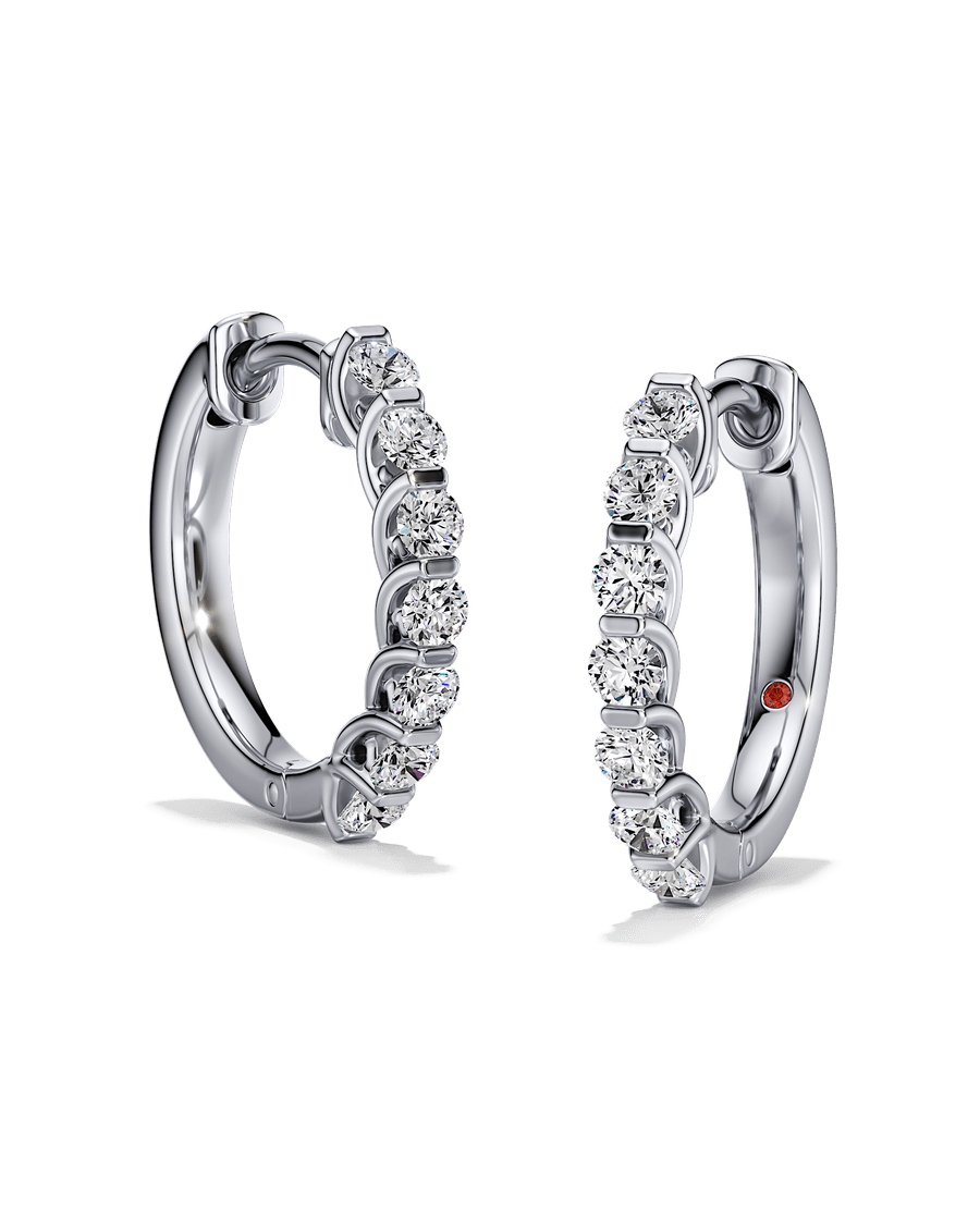 Off Record Diamond Hoops