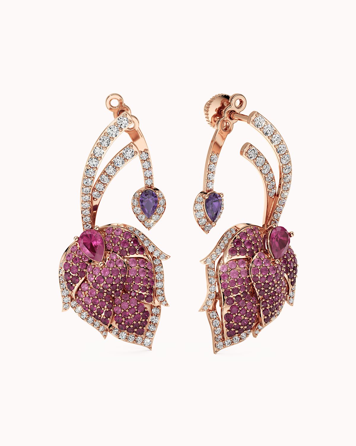 A Spell in Scarlet Earrings