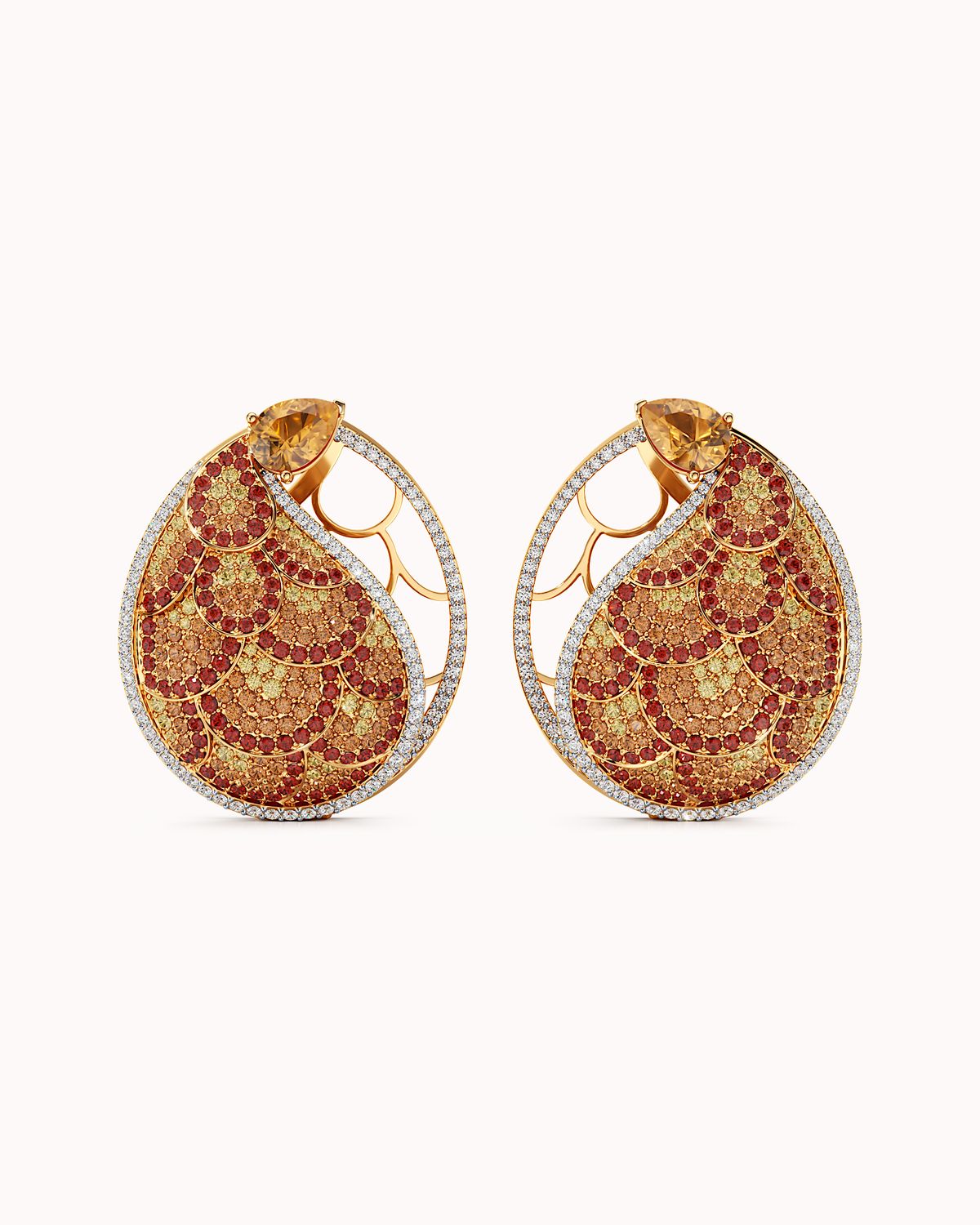 Golden Ombré Earrings