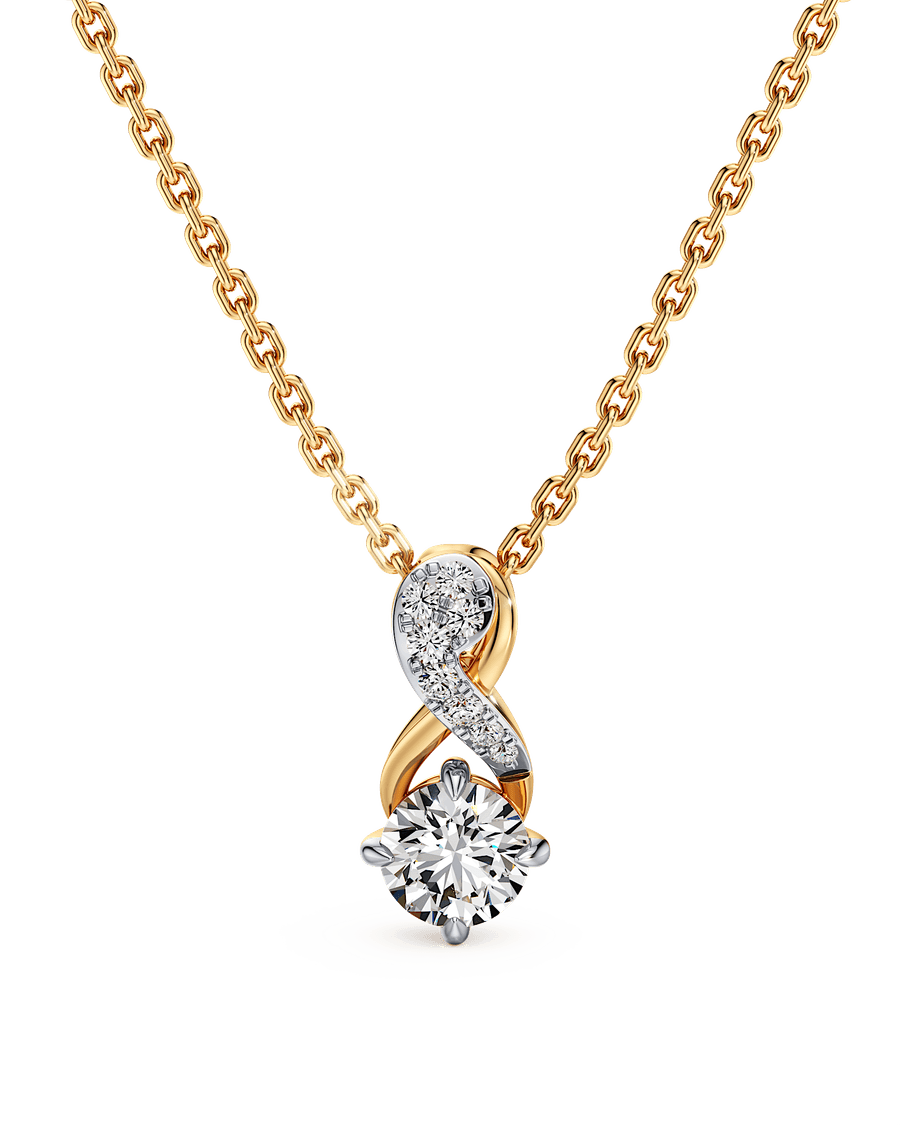 Endless Grace Solitaire Pendant