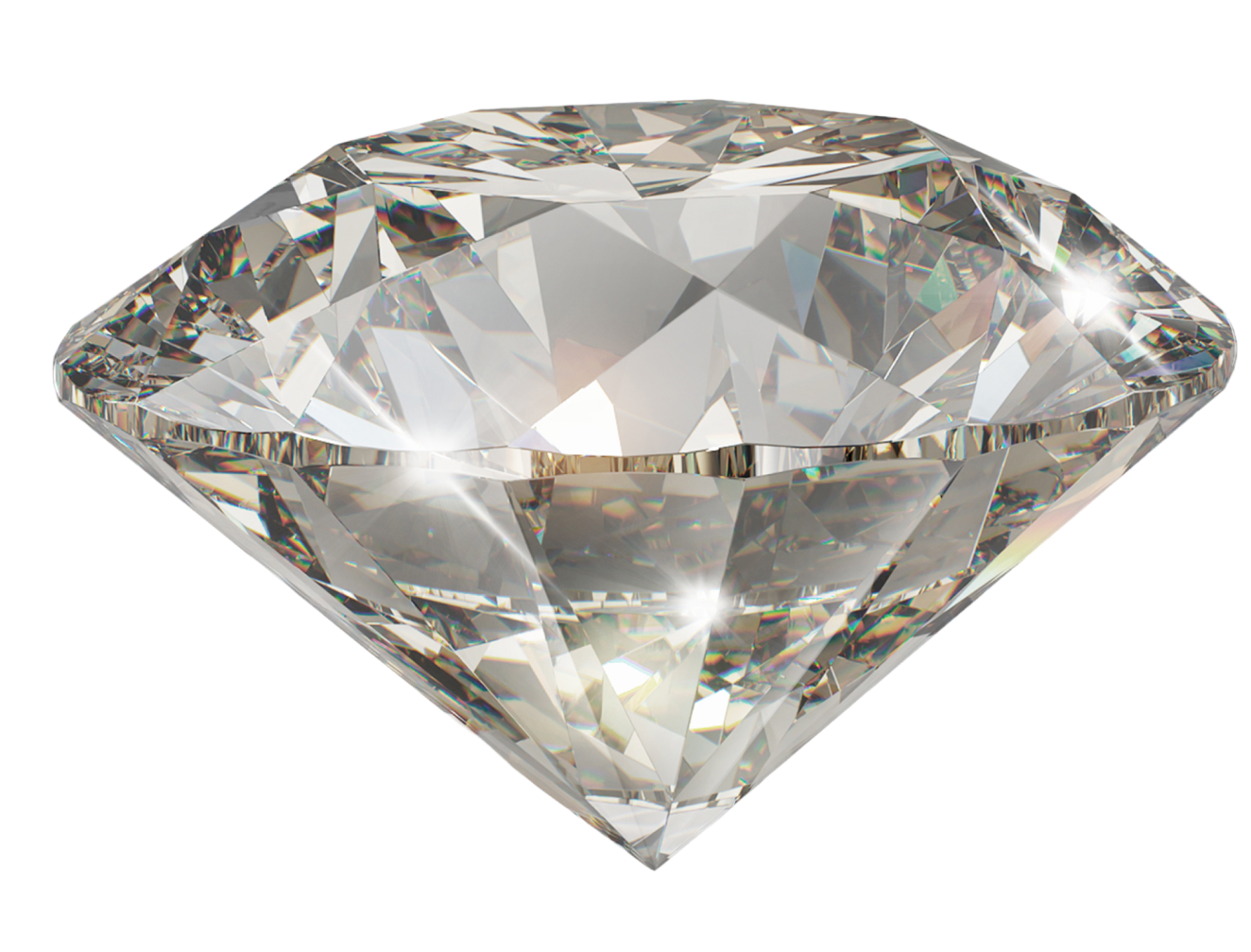 Faint diamond, colour grade K-M