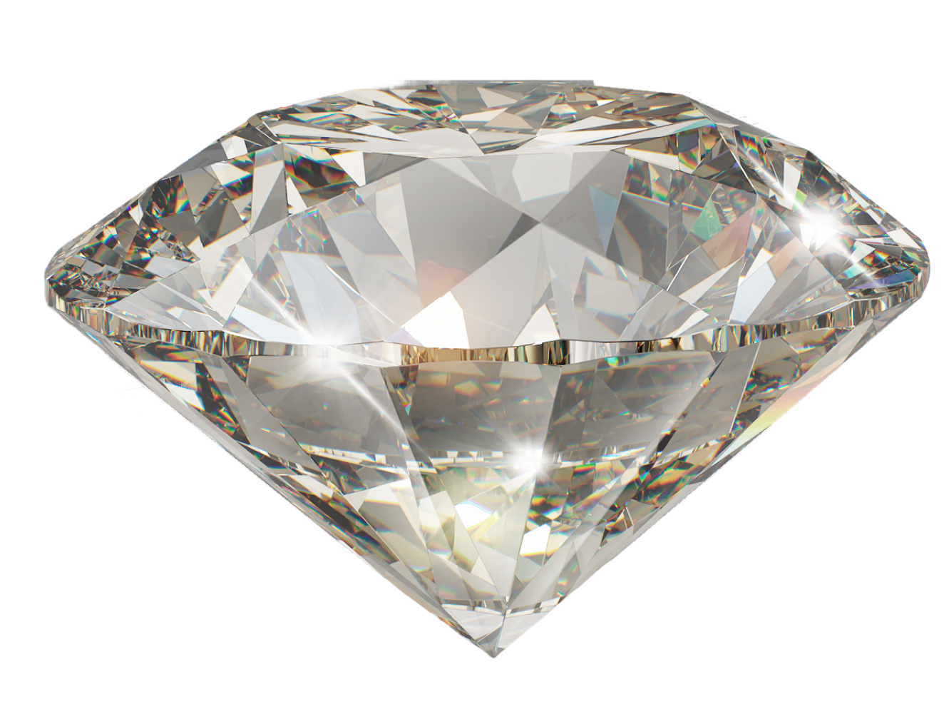 Very light diamond, colour grade N-R