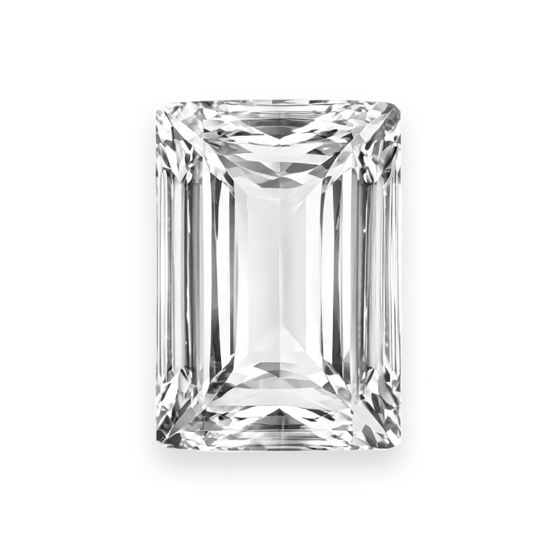 Baguette cut diamond