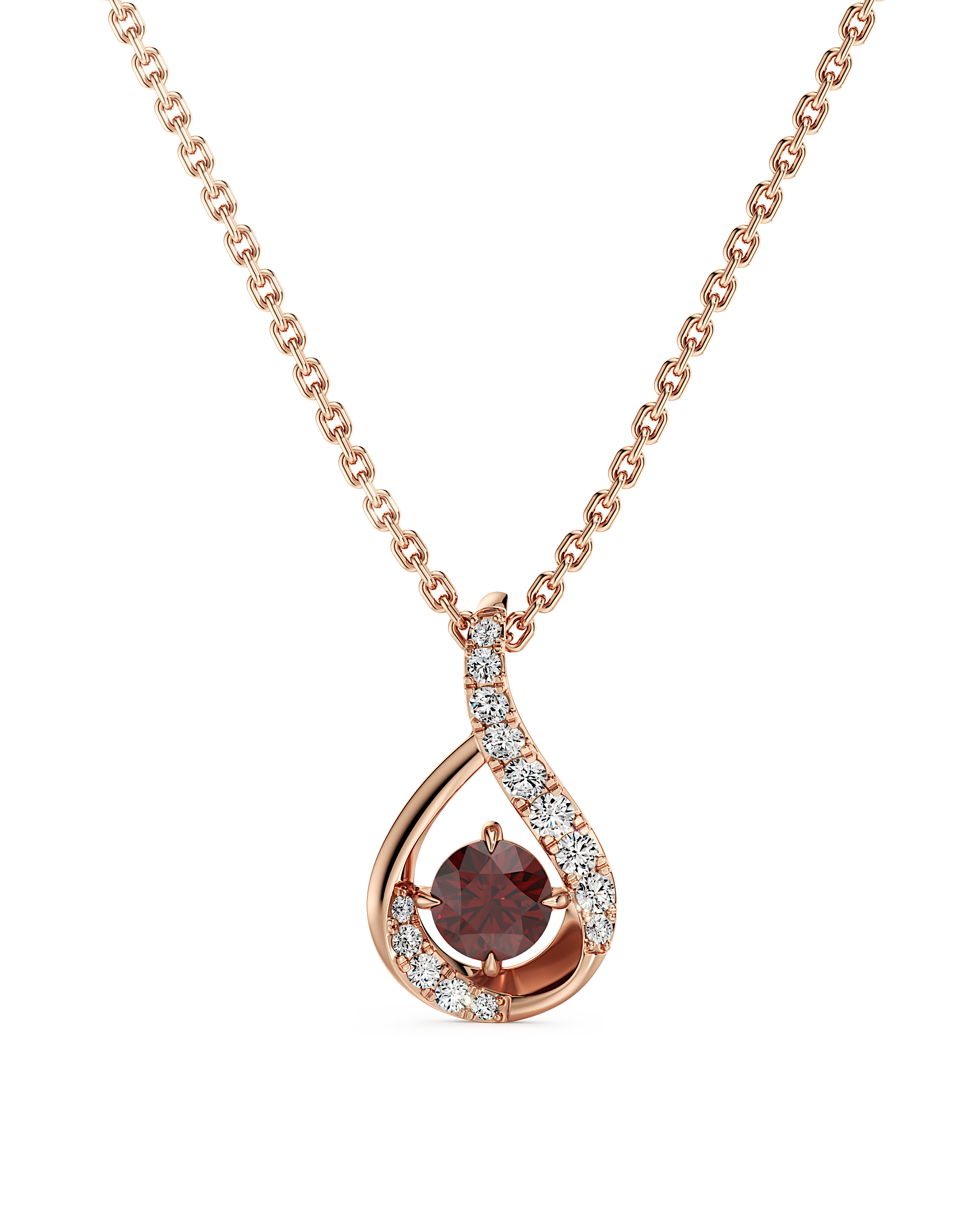 Flaming Red Pendant