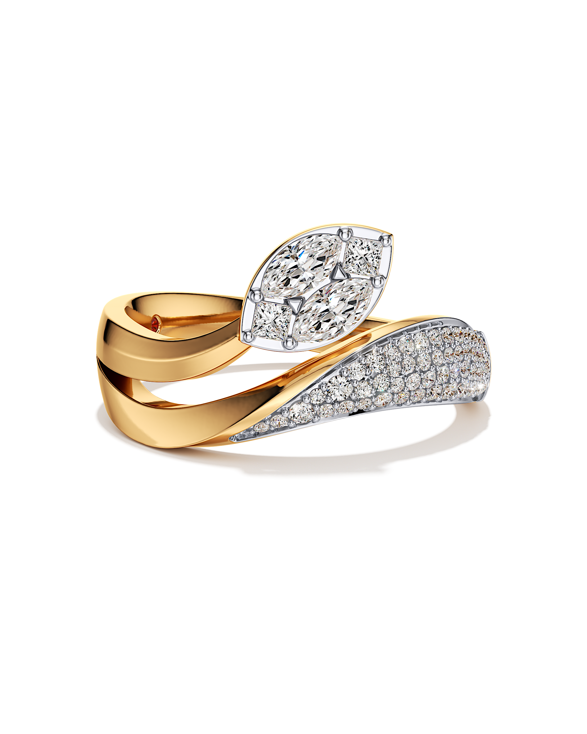 Petals in the Moonlight Ring