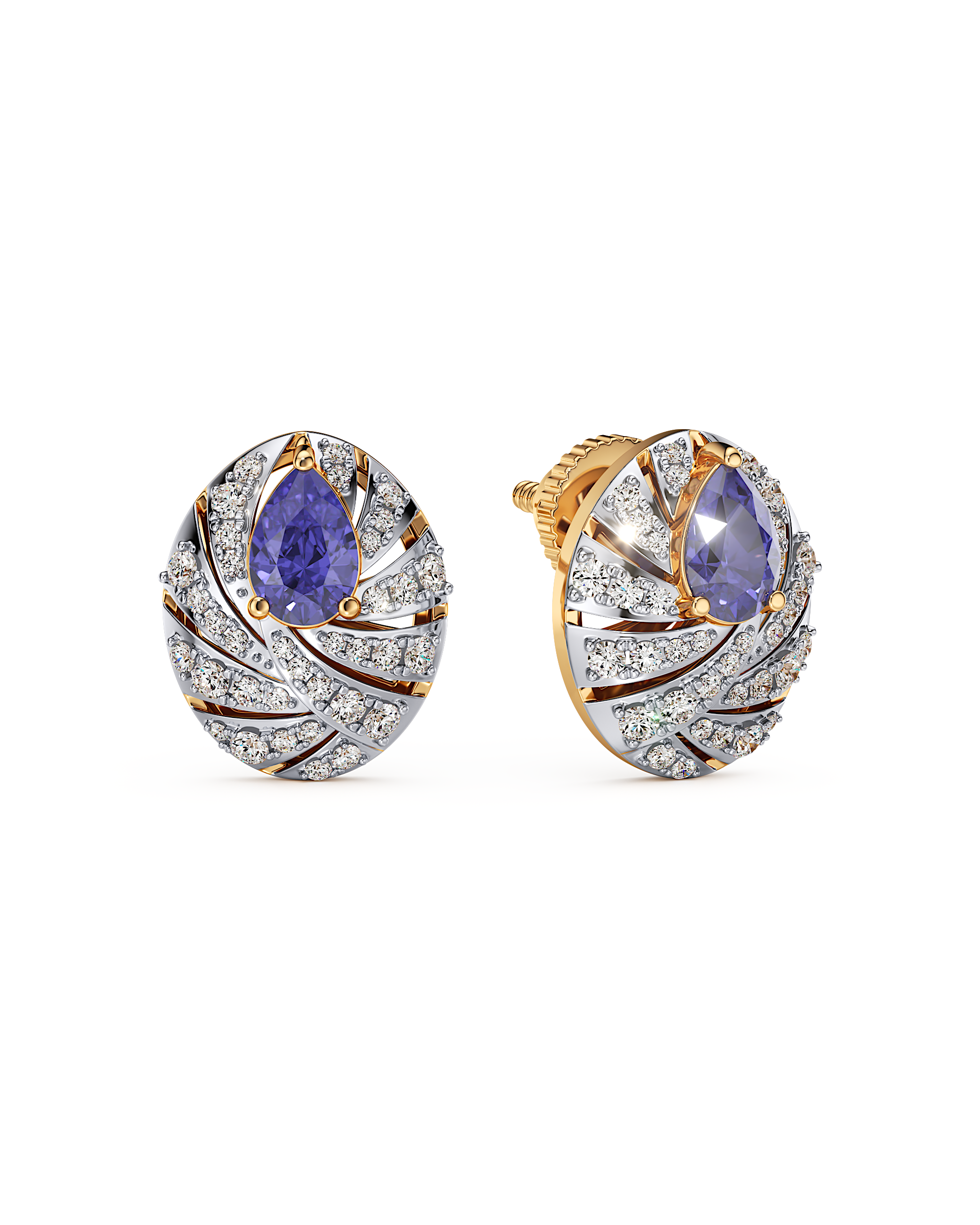 Windswept Petal Earrings