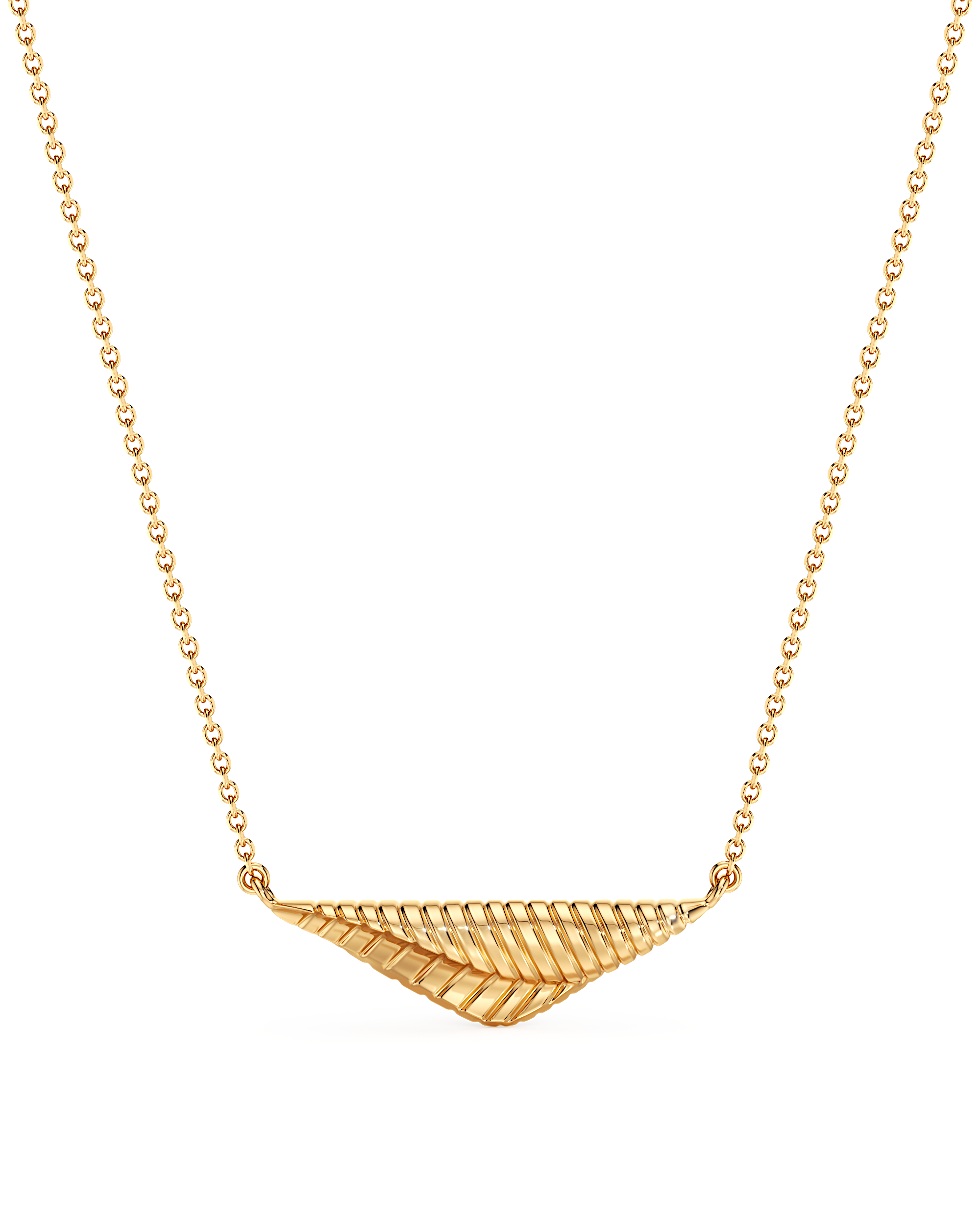 Sculpted Sail Necklace