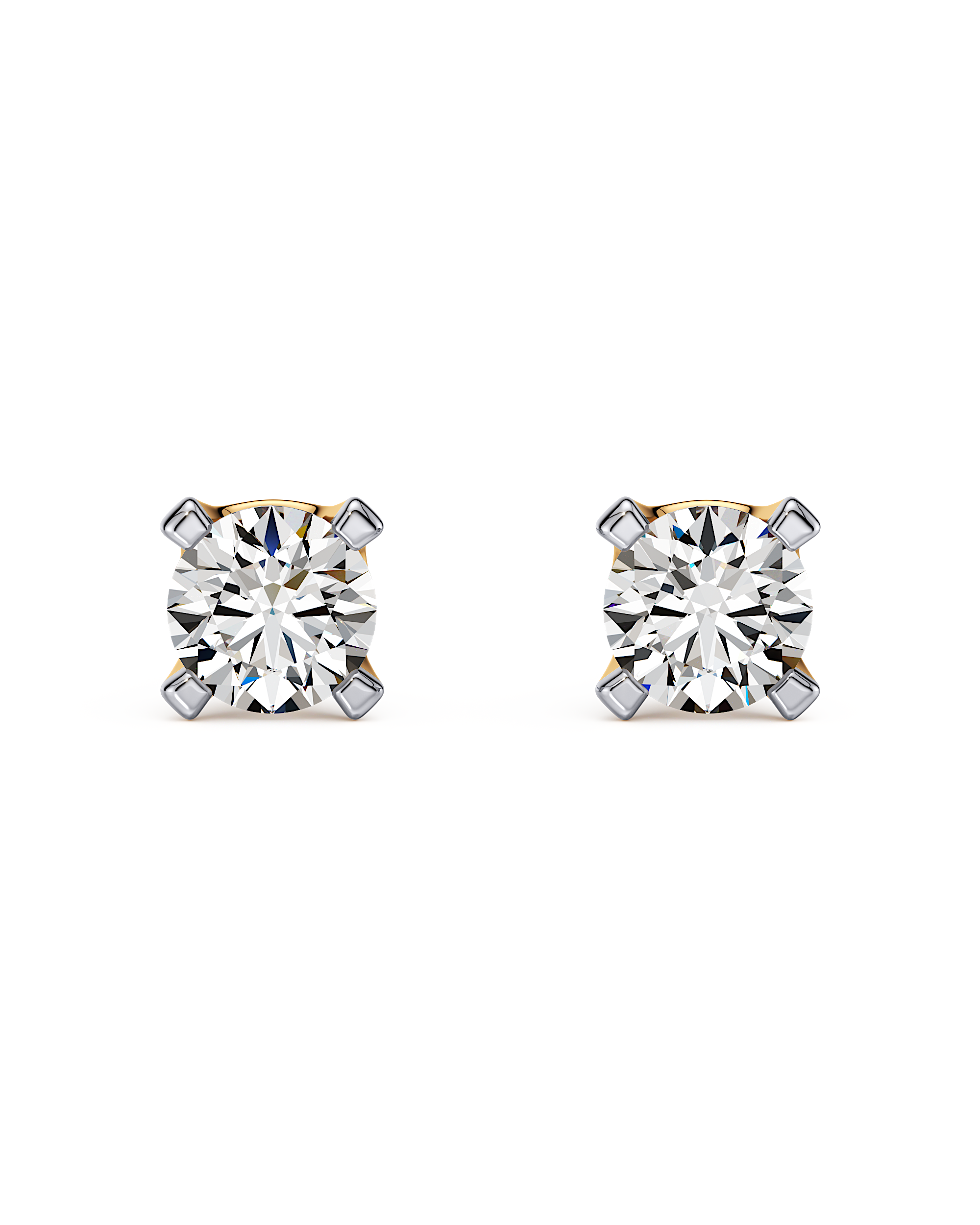 No Holdbacks Solitaire Studs