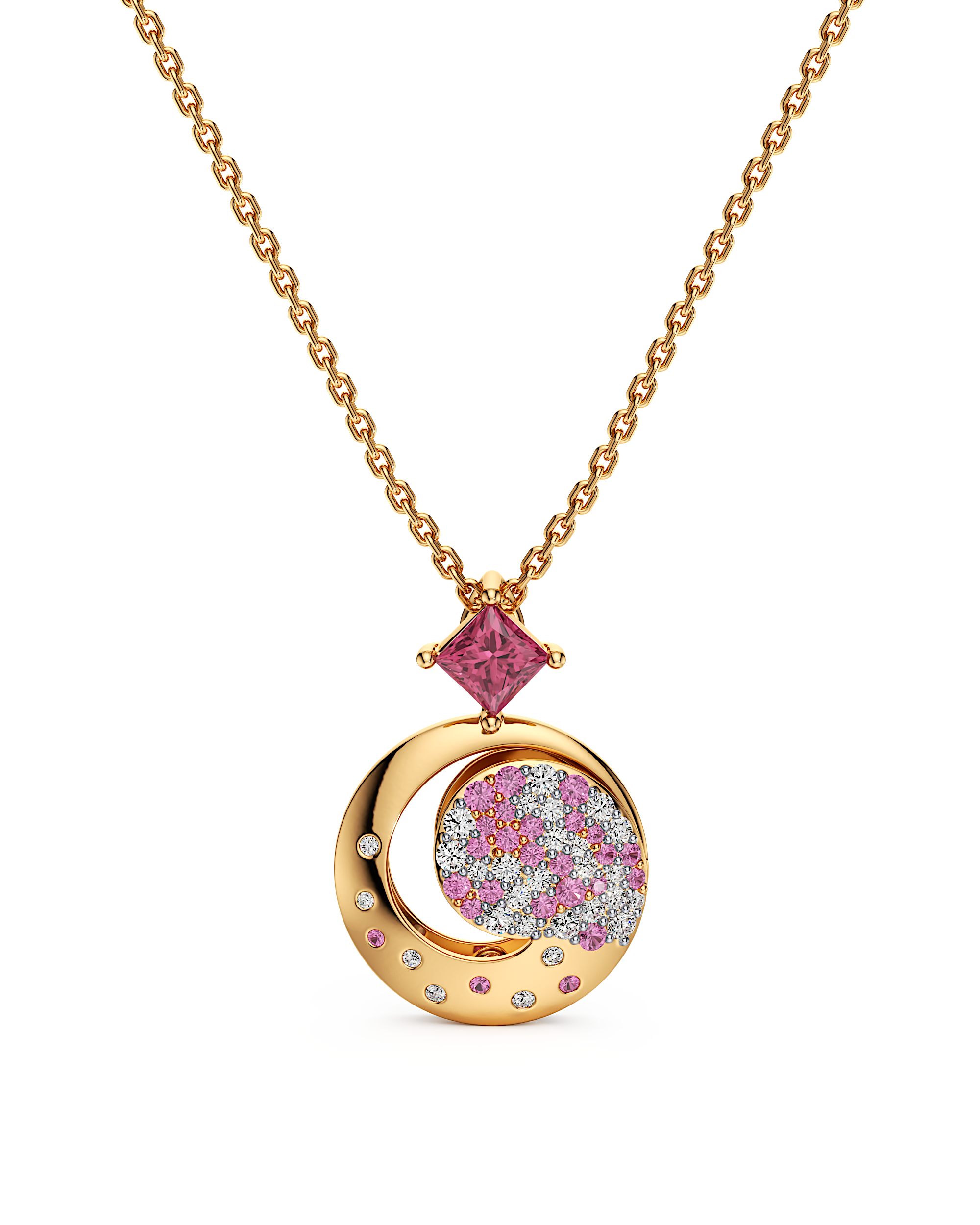 Love You to the Moon Pendant