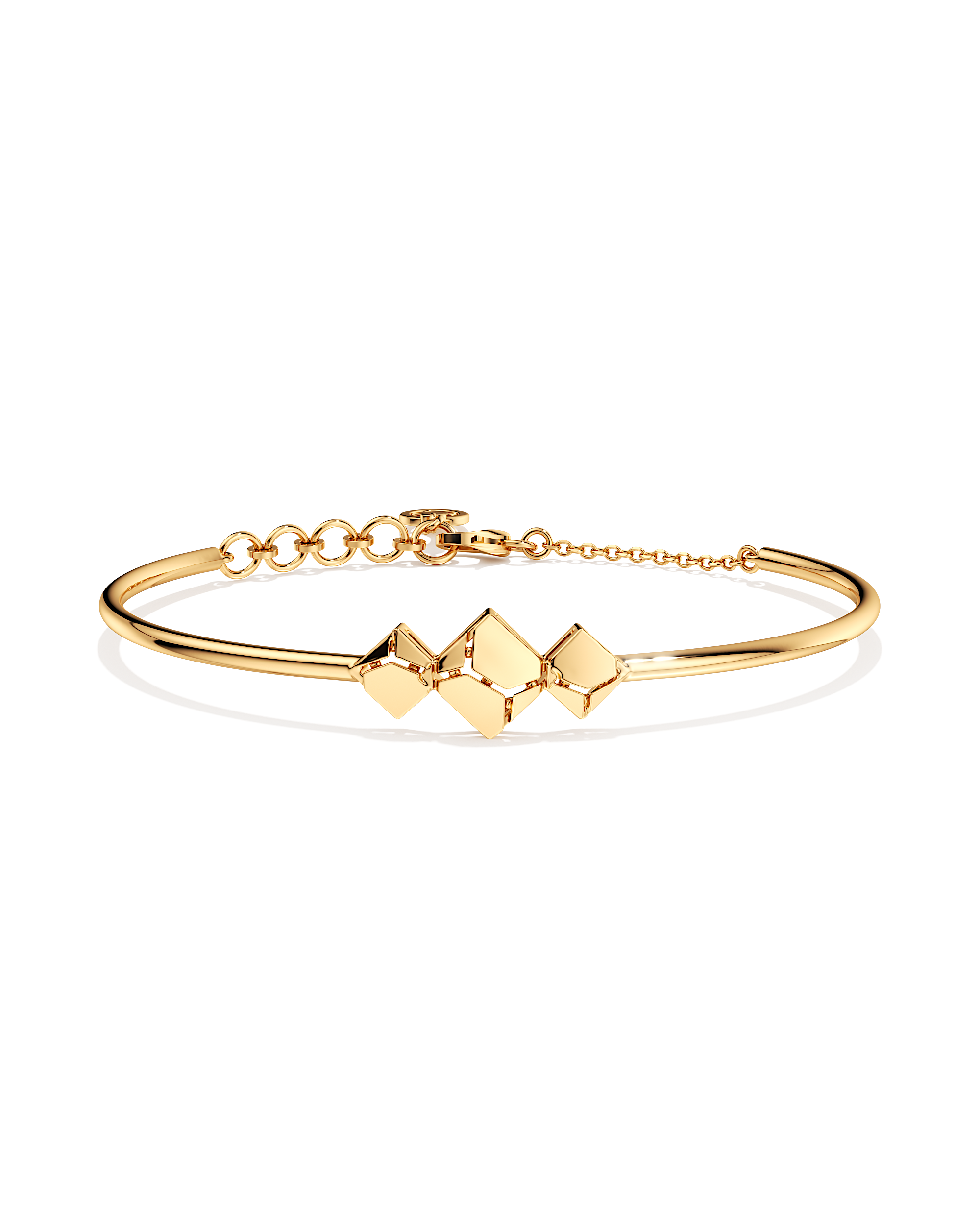 Simply Complicated Oval Bangle