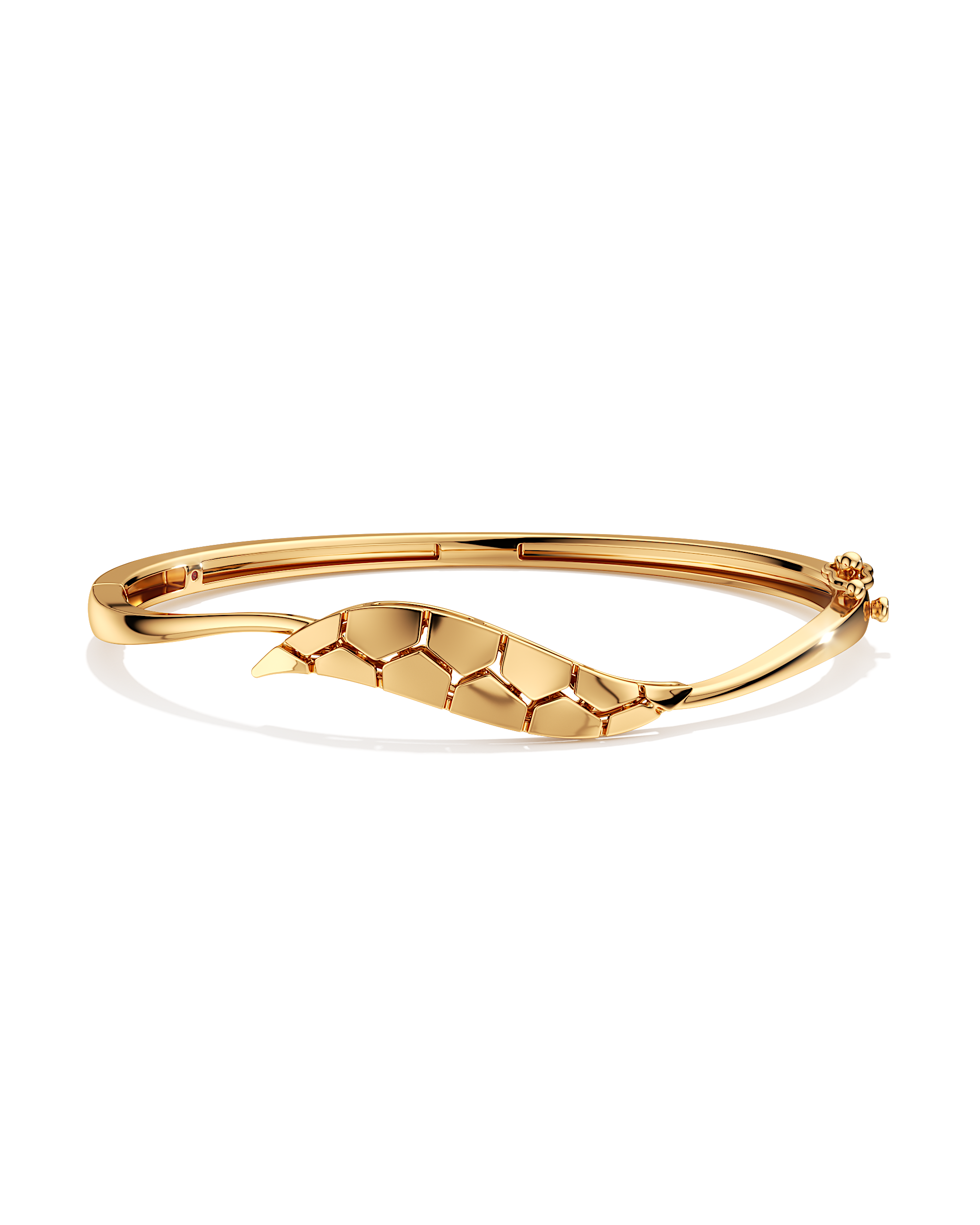 Stepping Stones Oval Bangle