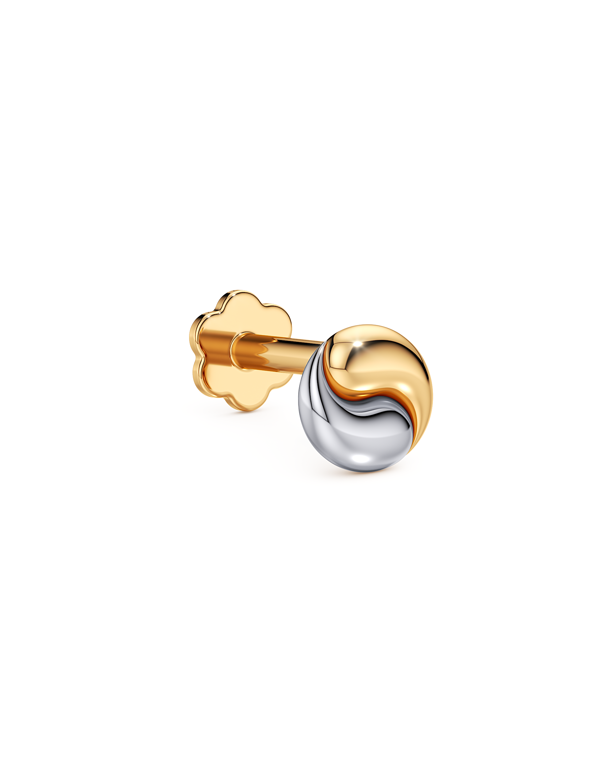 YinYang Nose Pin