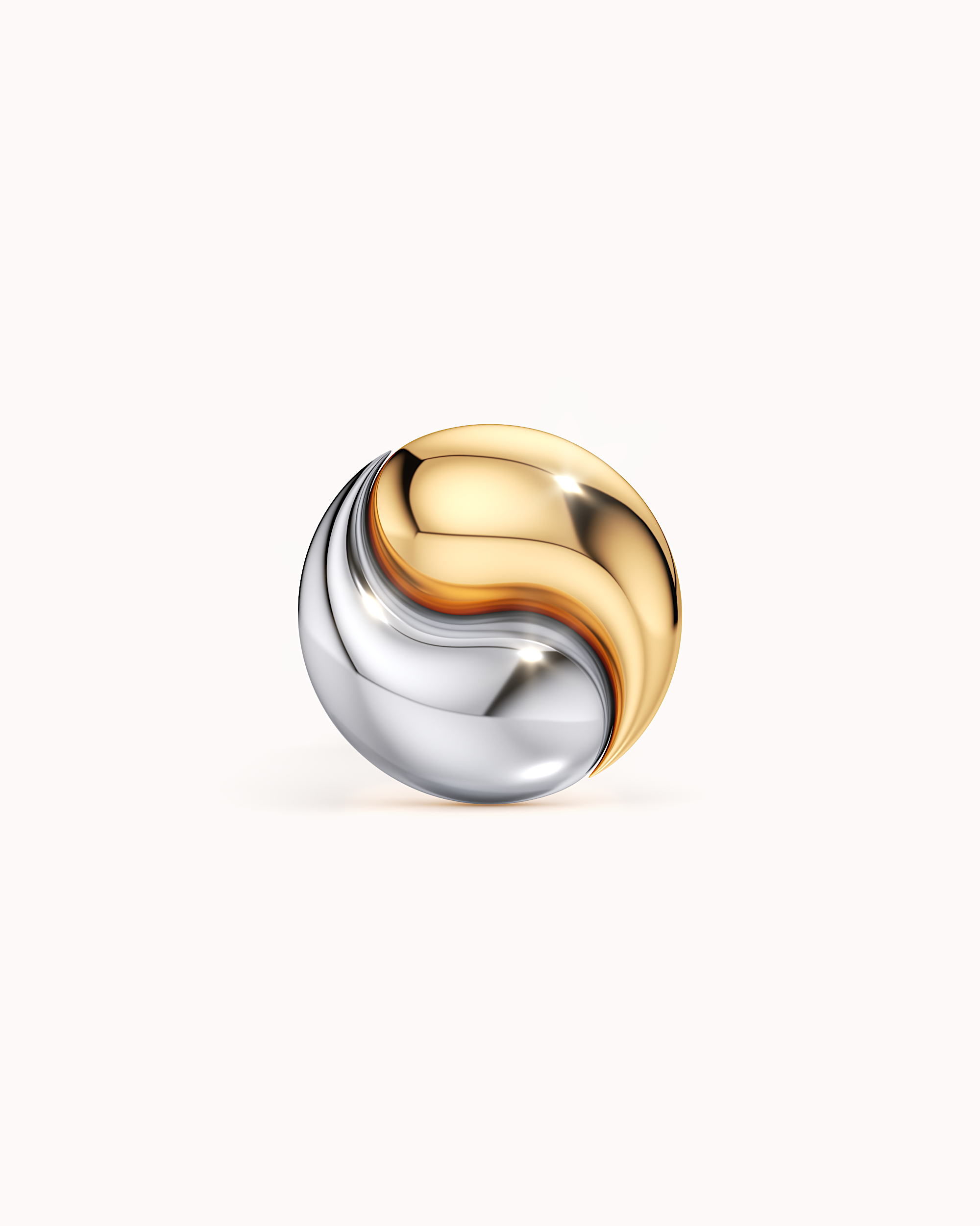YinYang Nose Pin