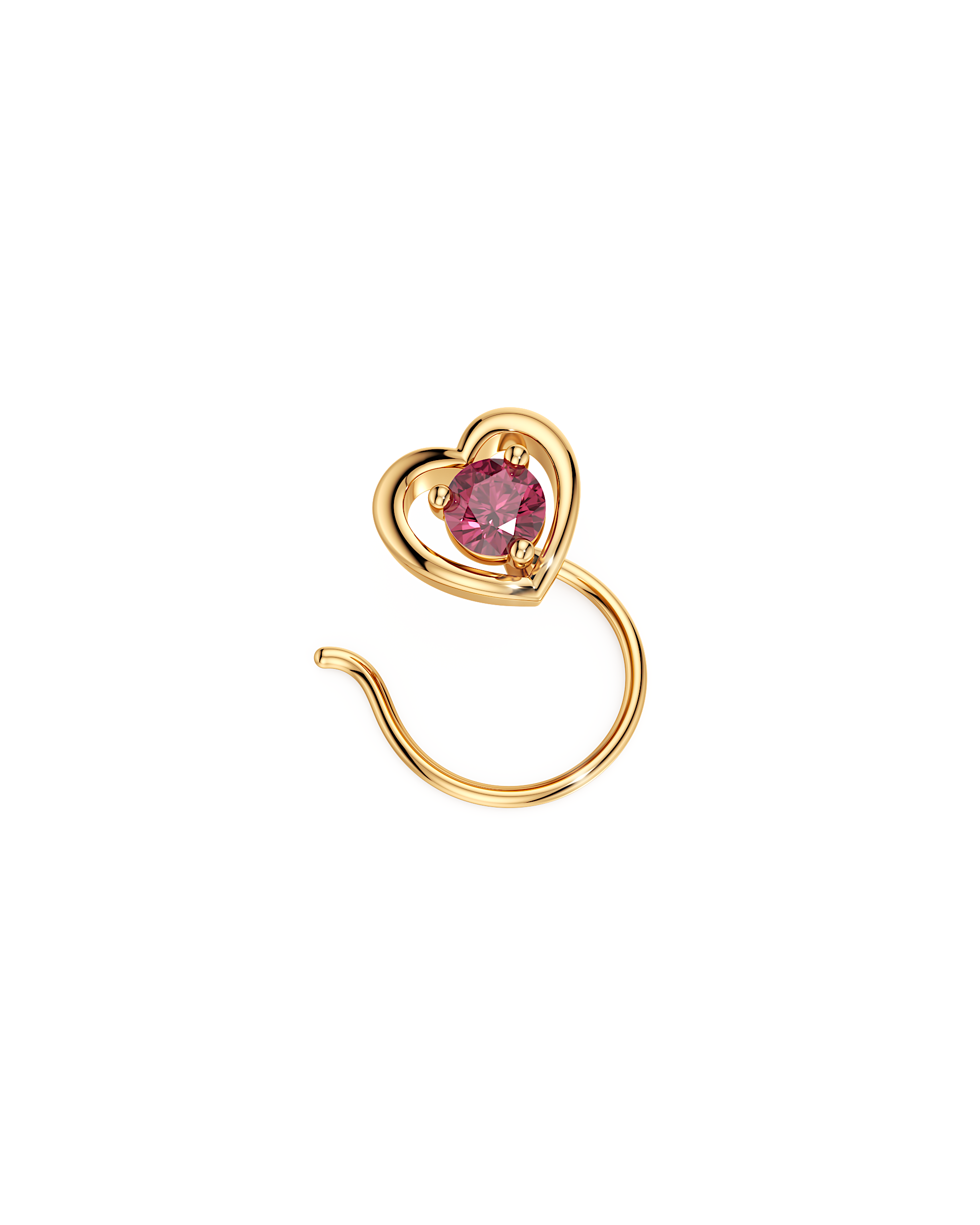 Lucky In Love Nose Pin