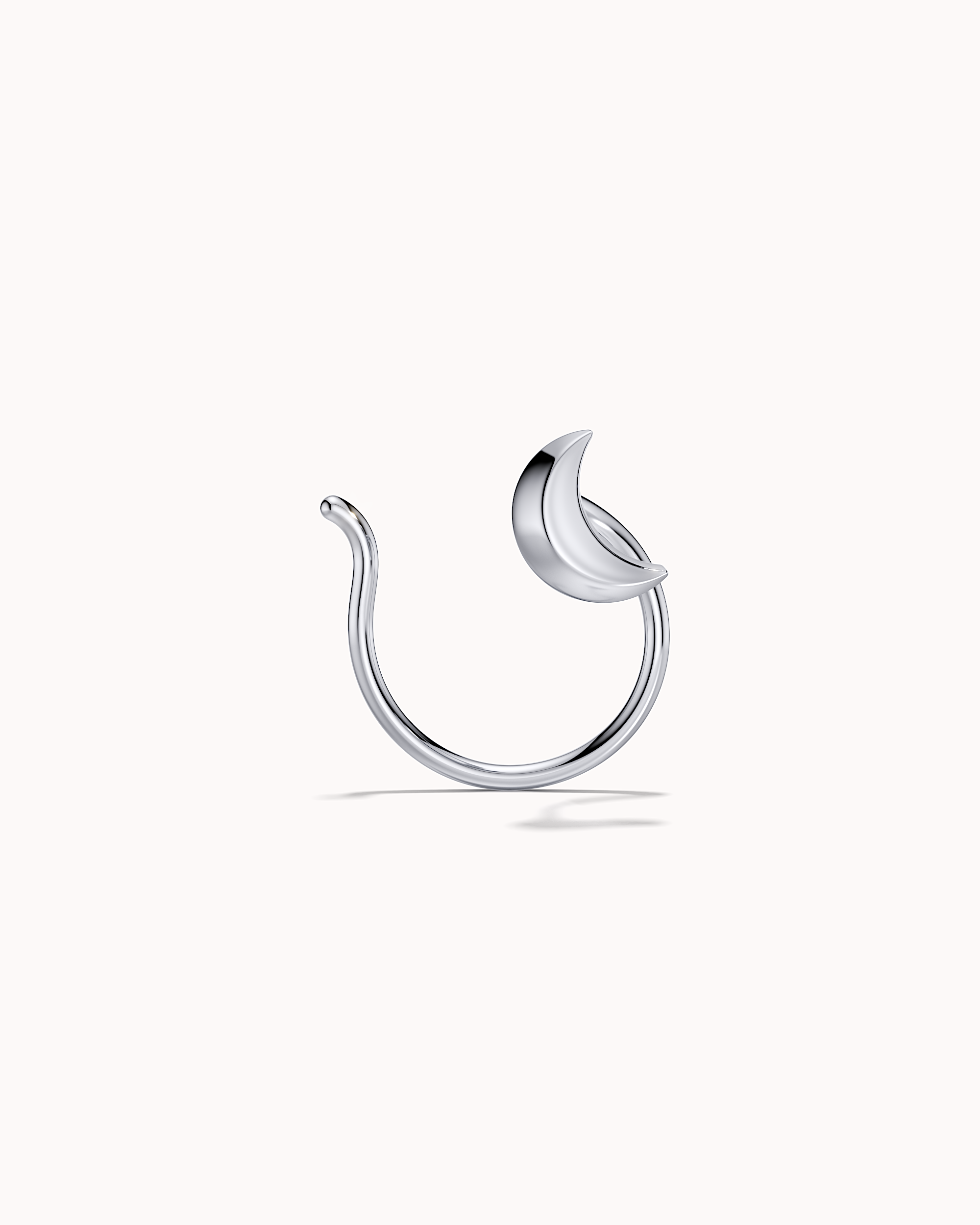 Moonlit Nose Pin