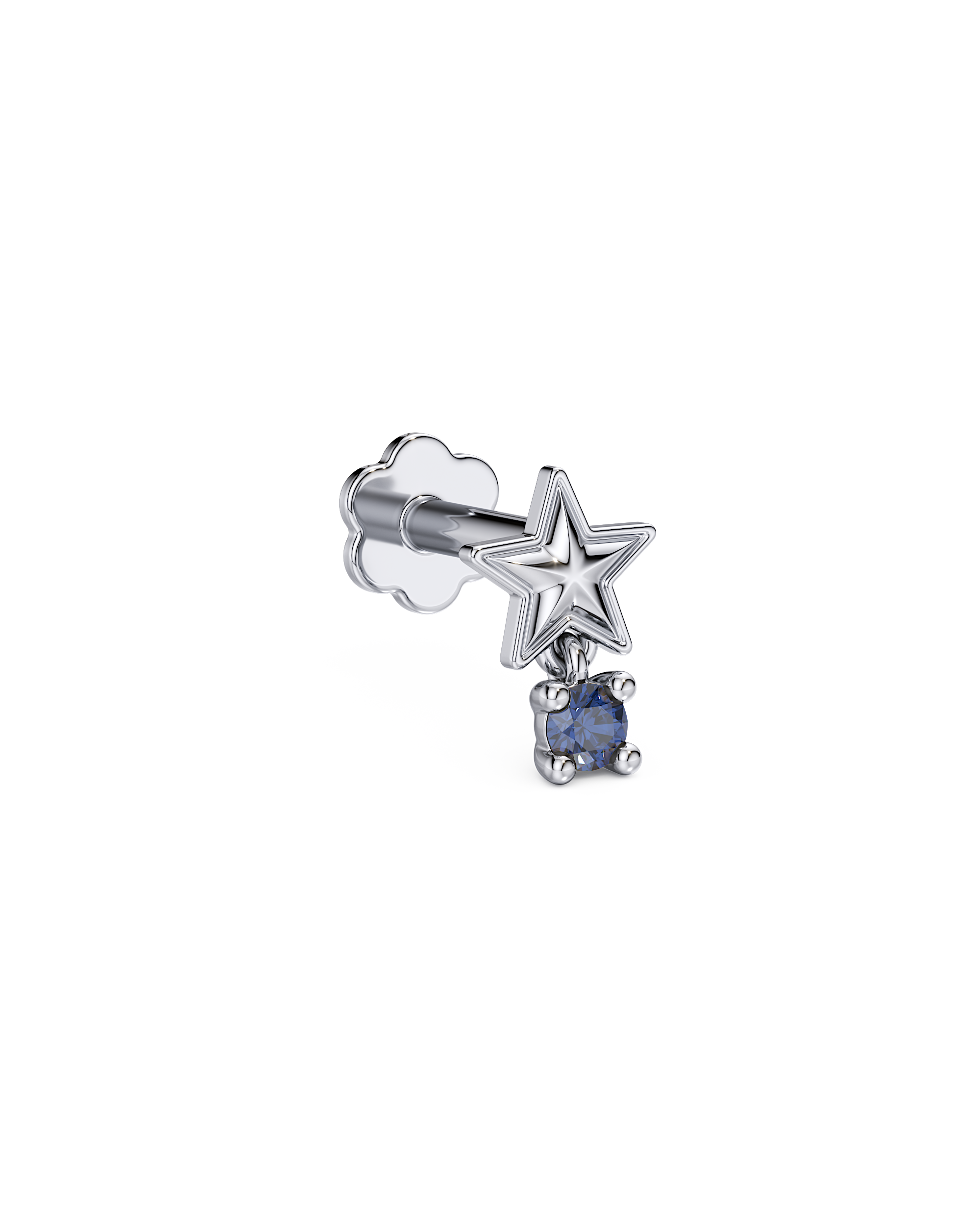 Shooting Star Nose Pin