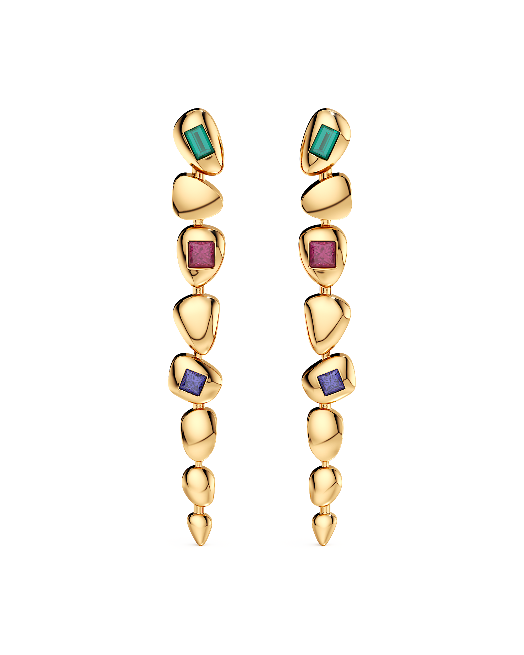 Dripping Charm Earrings