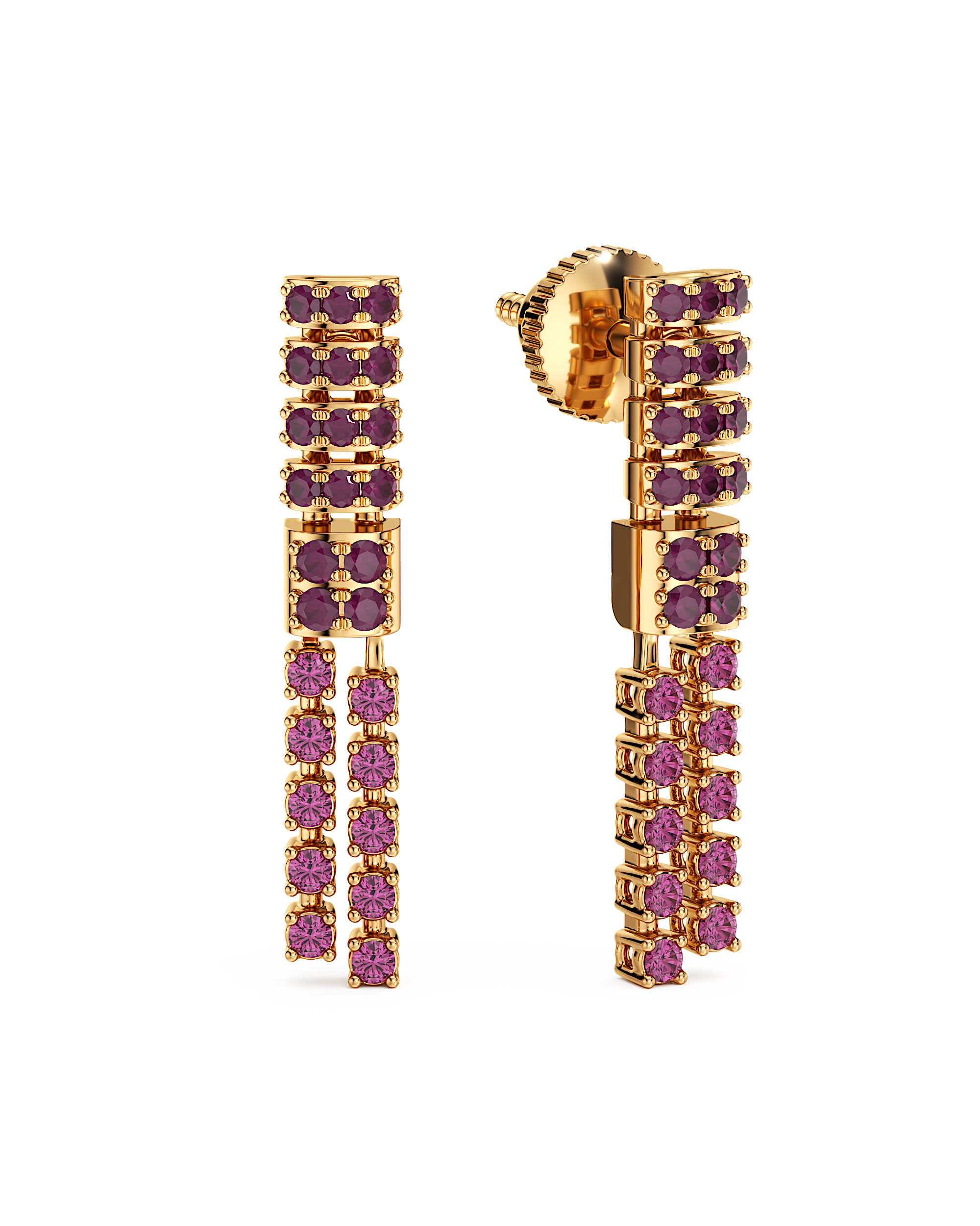 Ombre Cascade Earrings