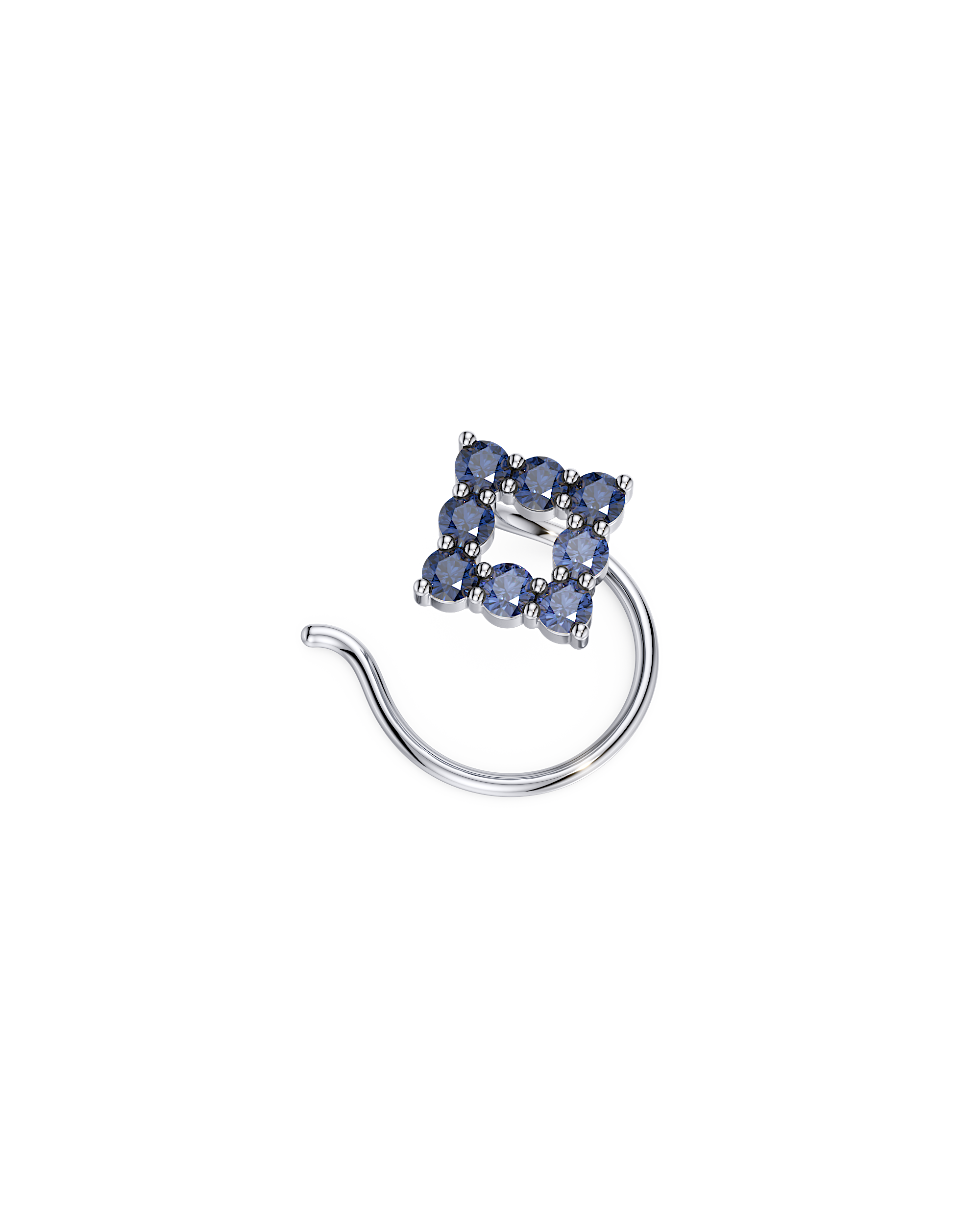 Clear Skies Nose Pin