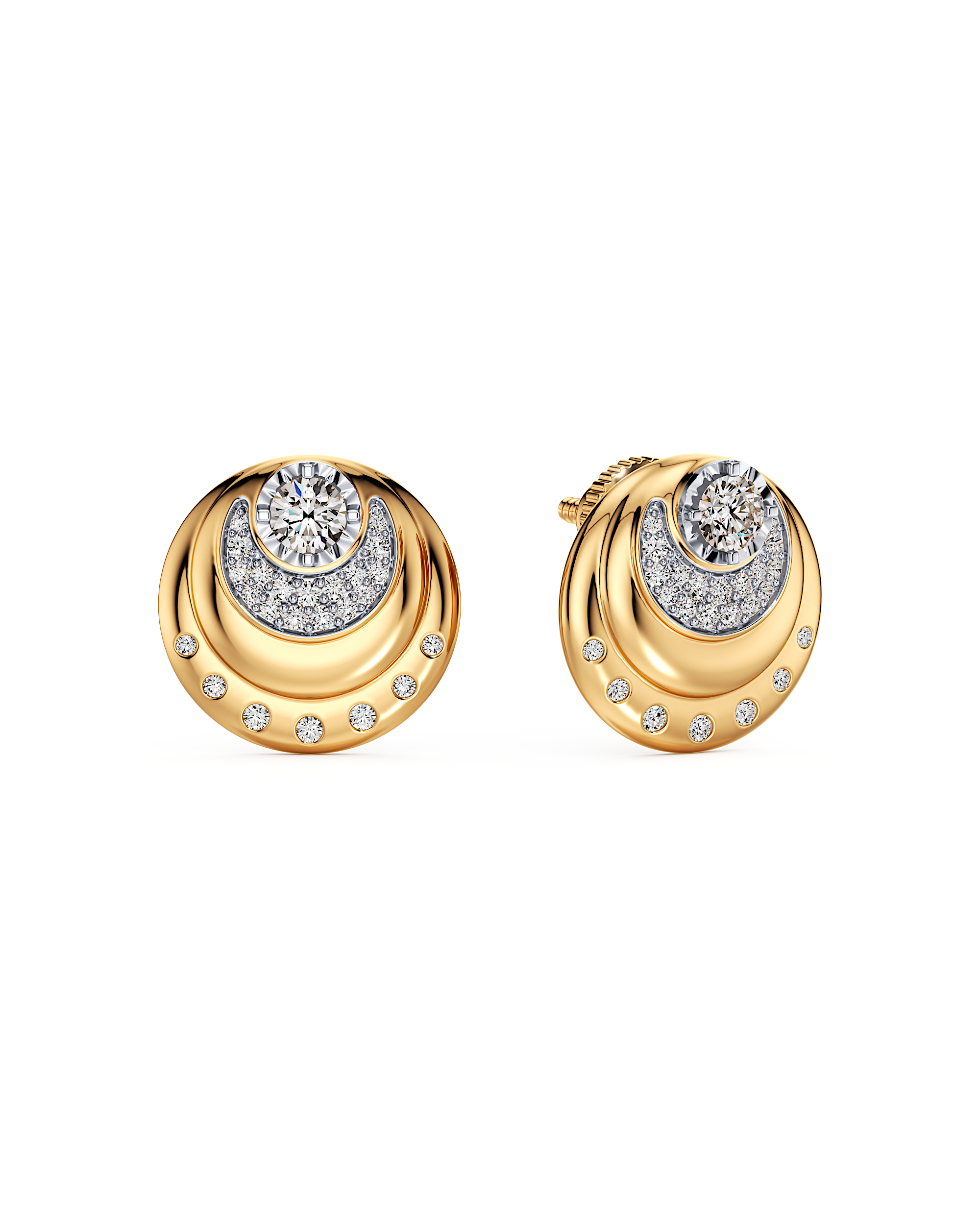 Lunar Halo Earrings