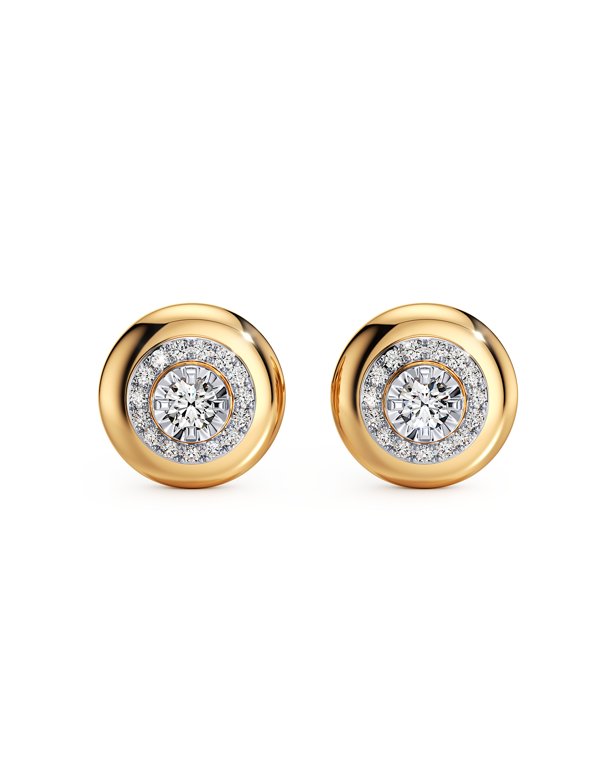 Gilded Brilliance Studs