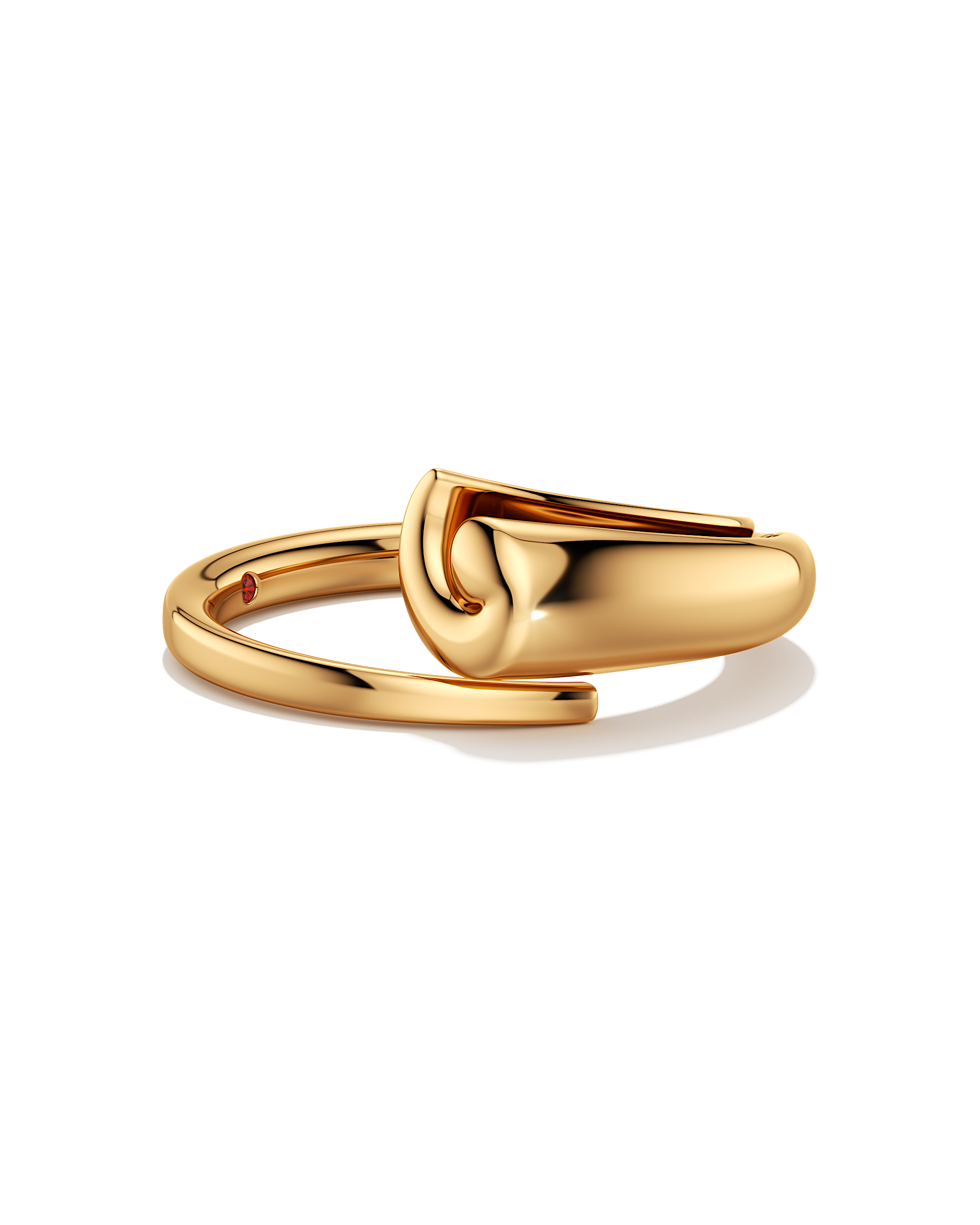 Curled Wave Ring