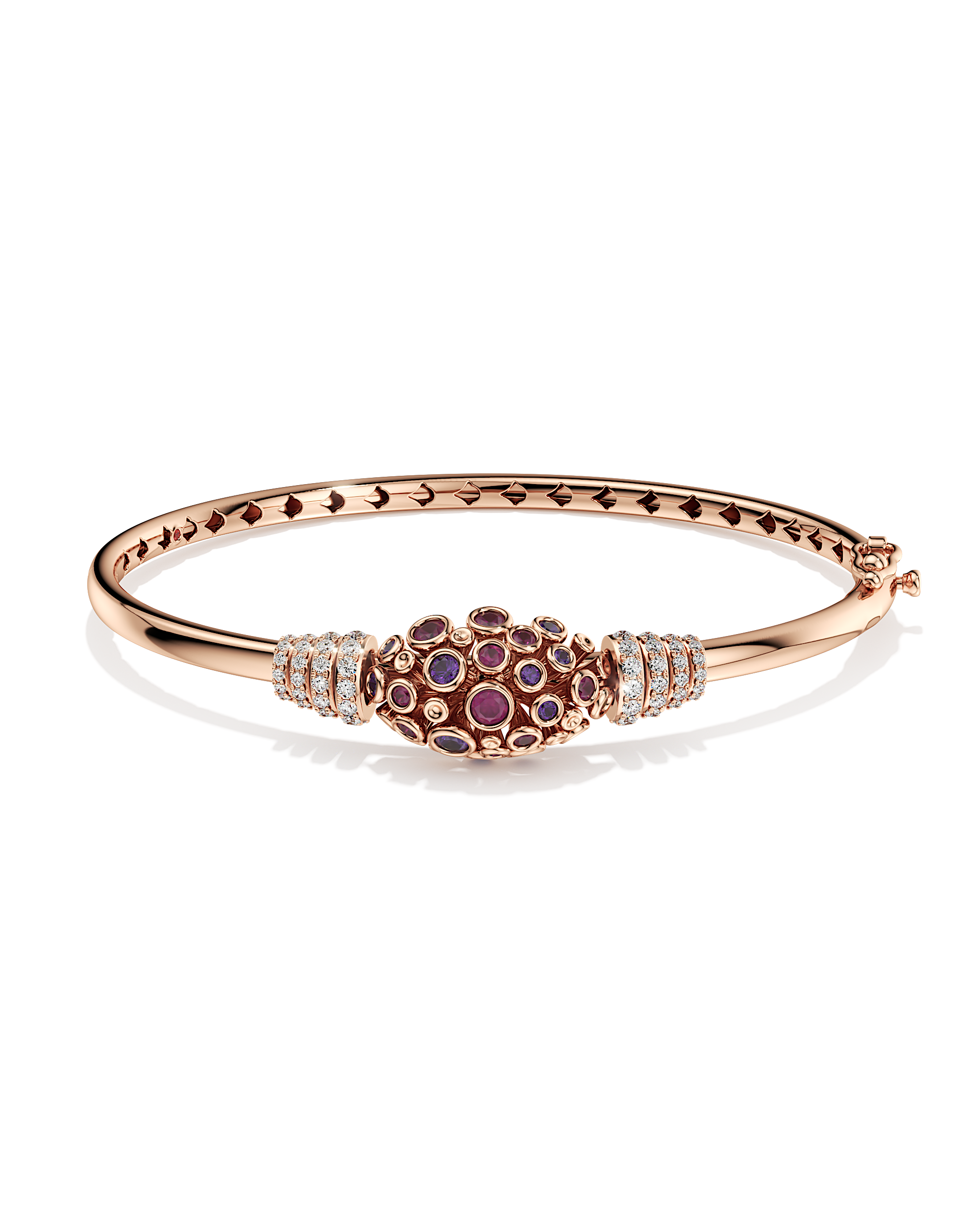 Cluster Confetti Oval Bangle
