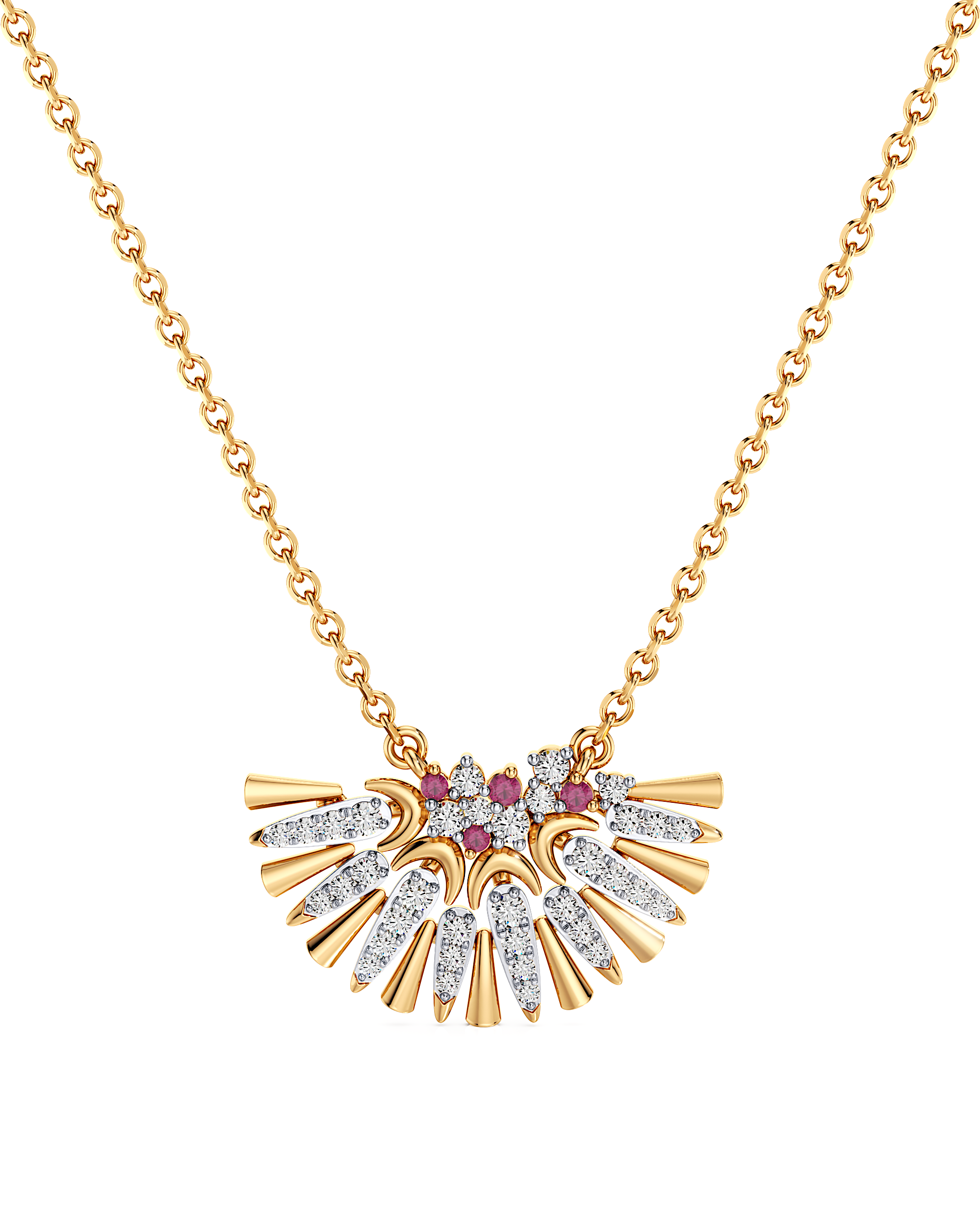 Fan the Flames Necklace