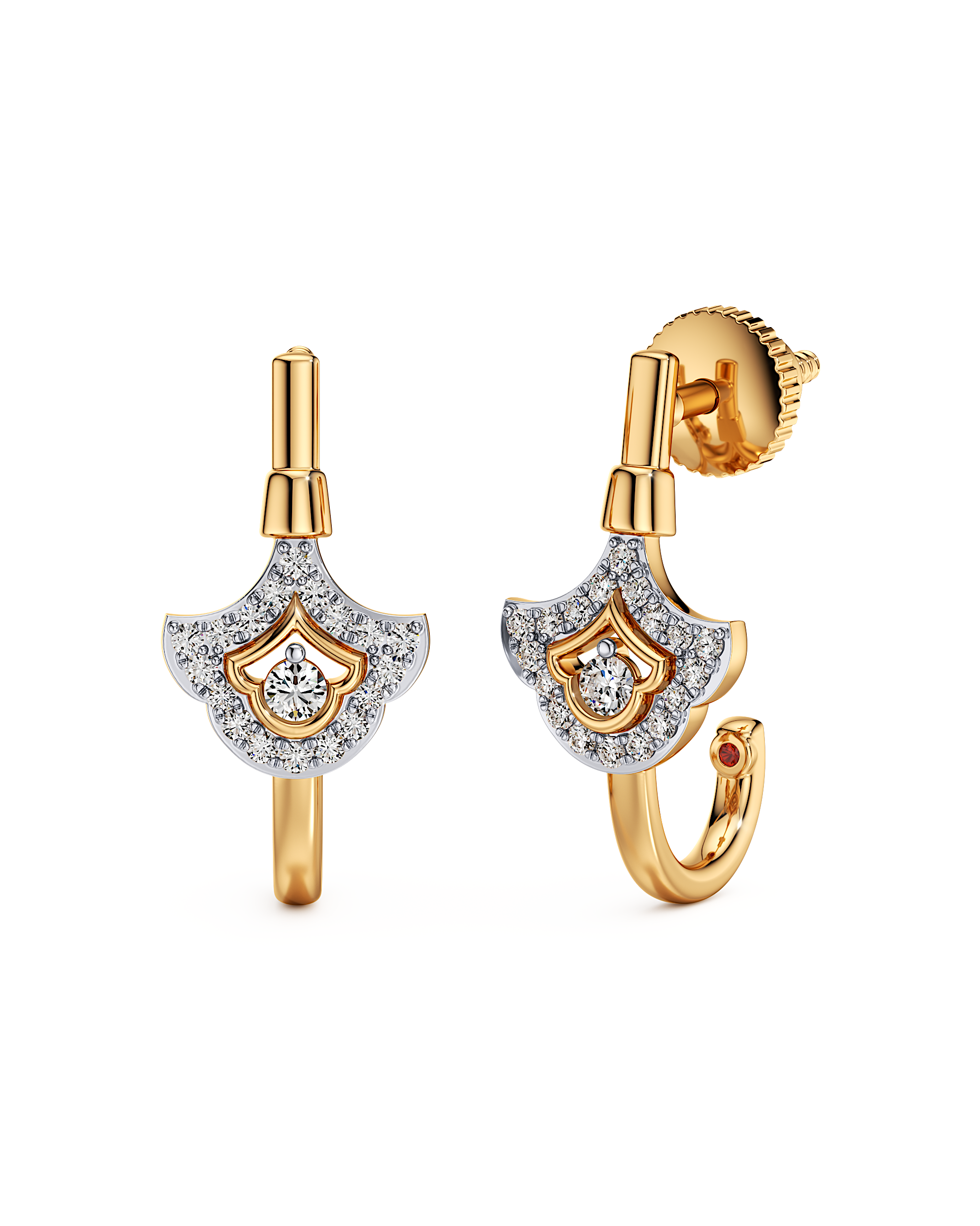 Scalloped Bloom Earrings