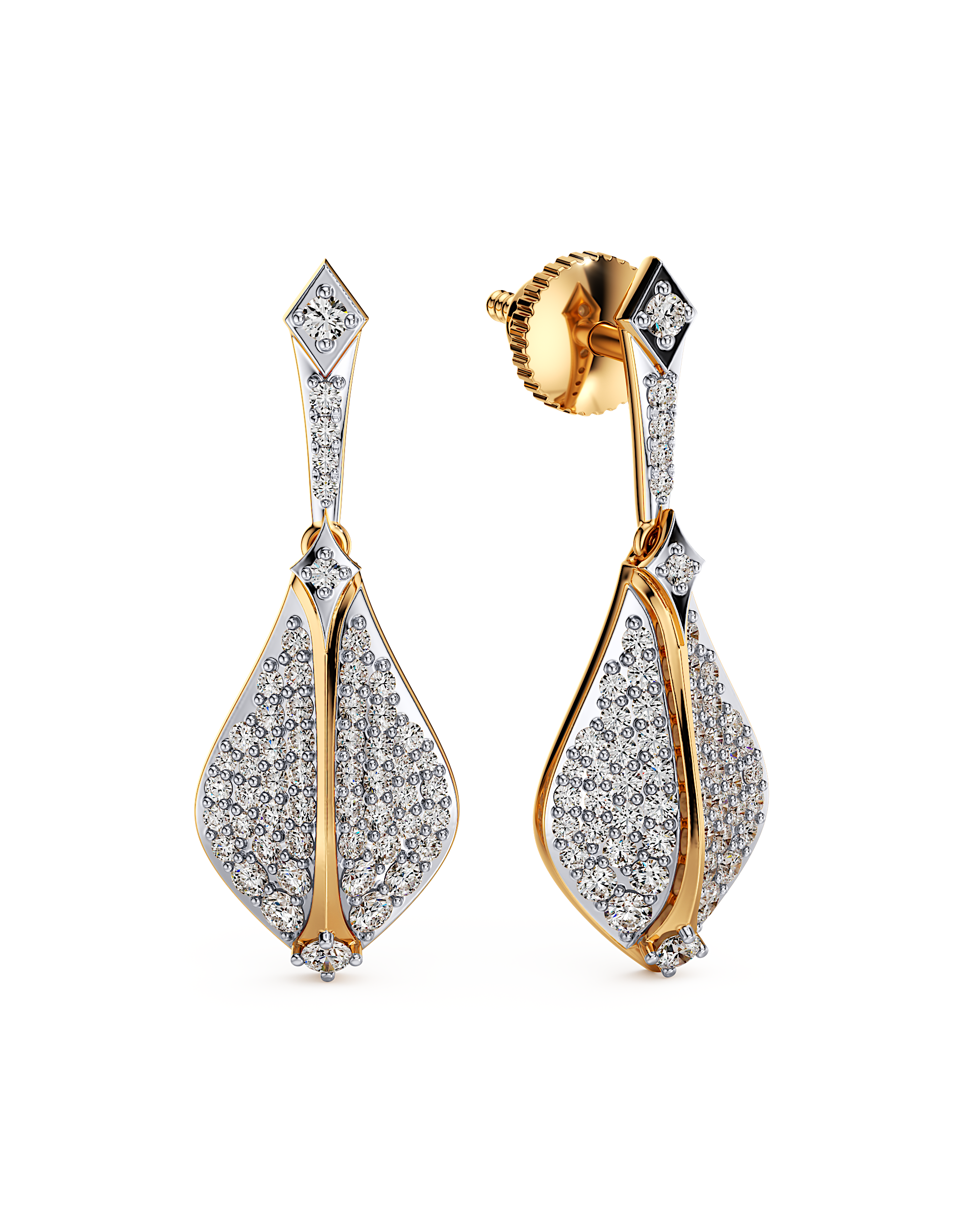 Filigree Feather Earrings