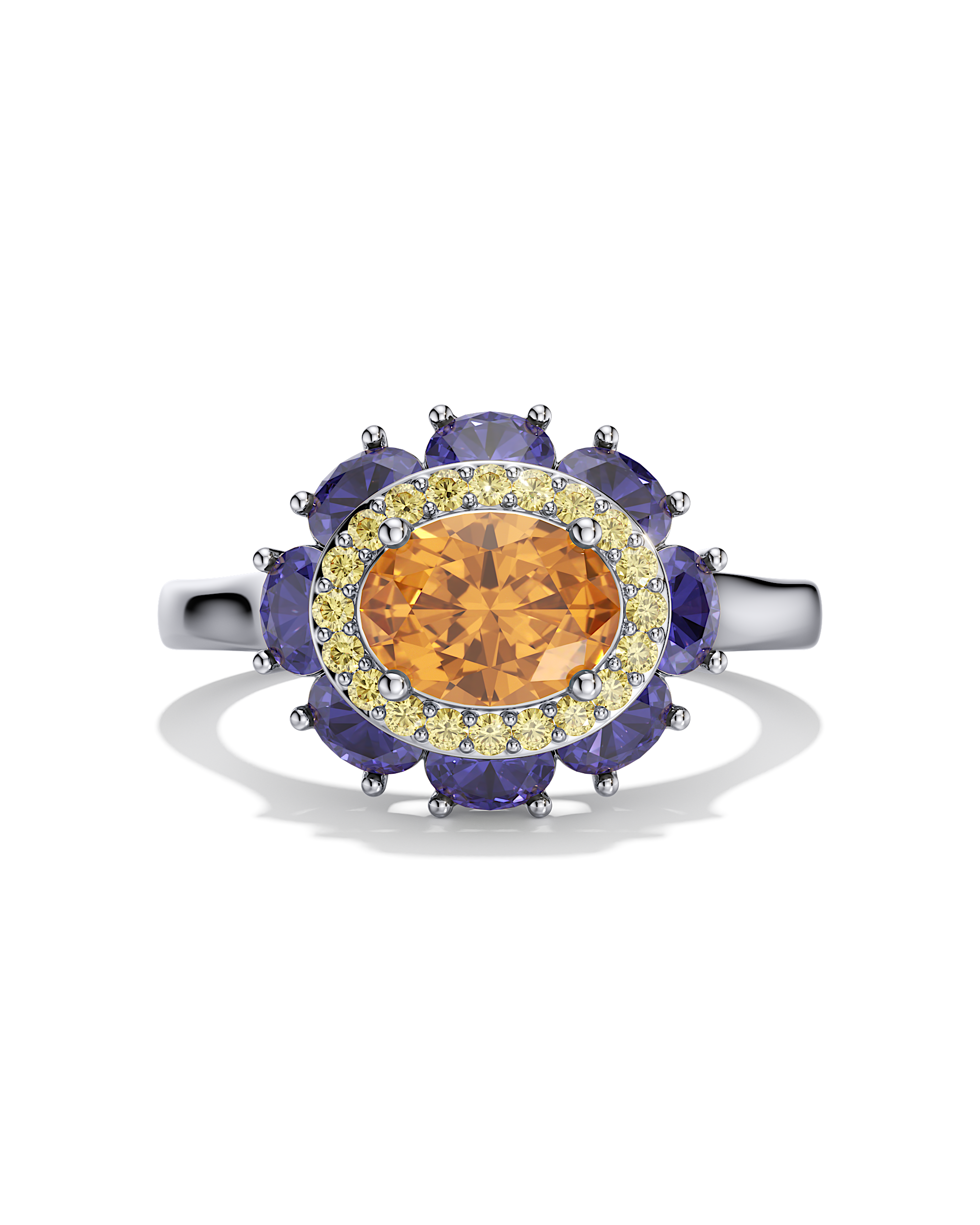 Crown of Petals Ring