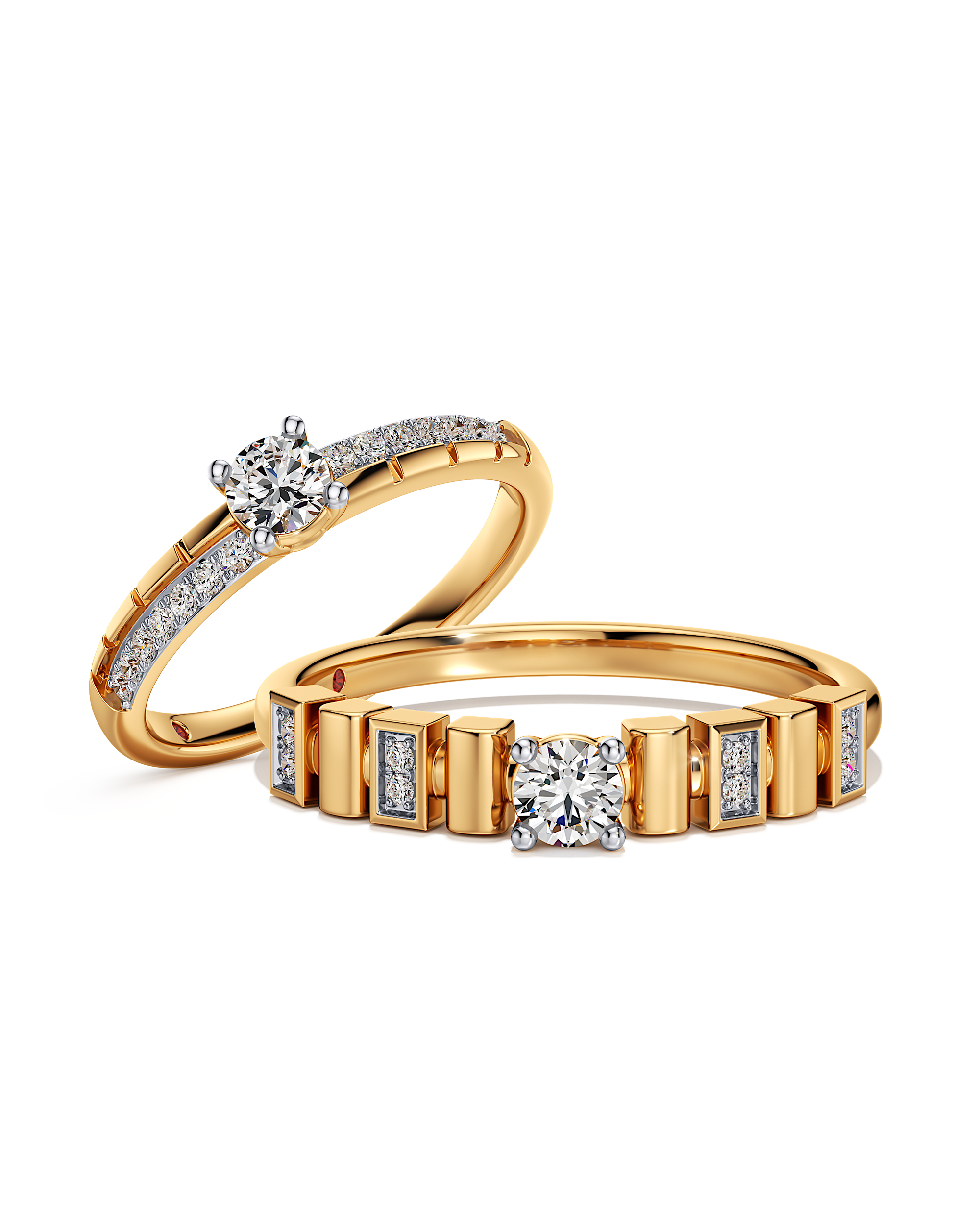 Happier Together Couple Rings