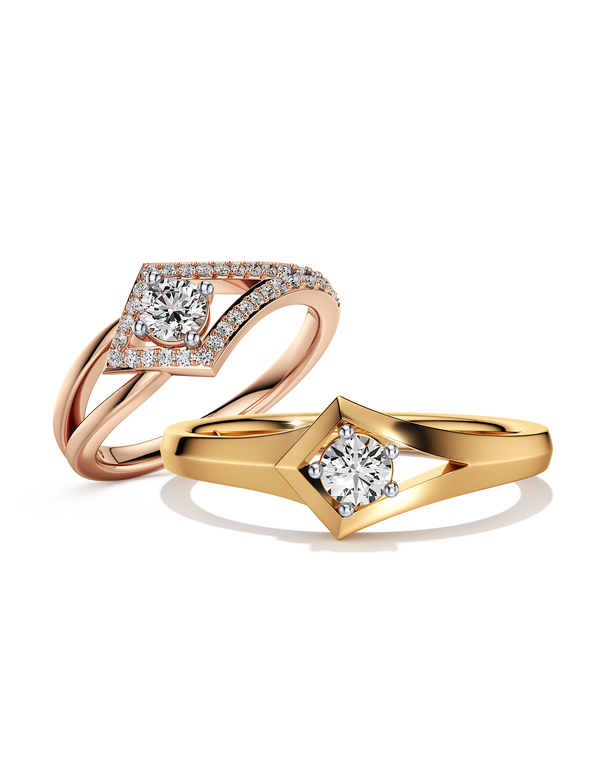 No Second Thoughts Couple Rings