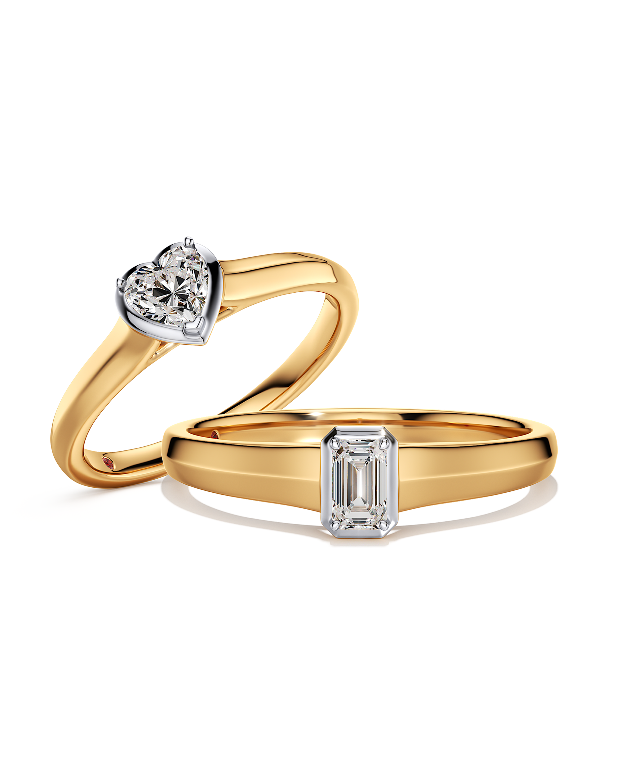 All My Heart Couple Rings