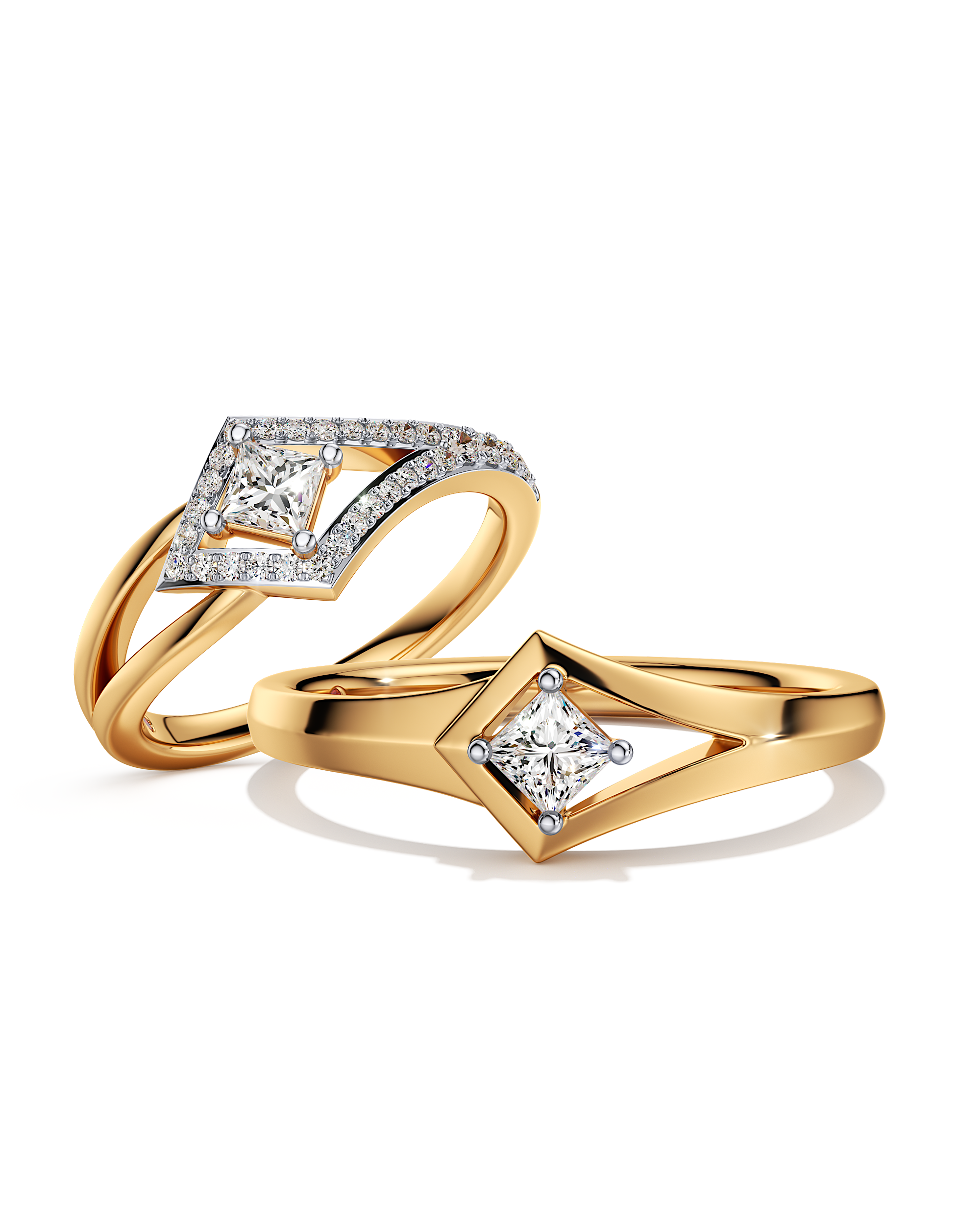 Made for Each Other Couple Rings