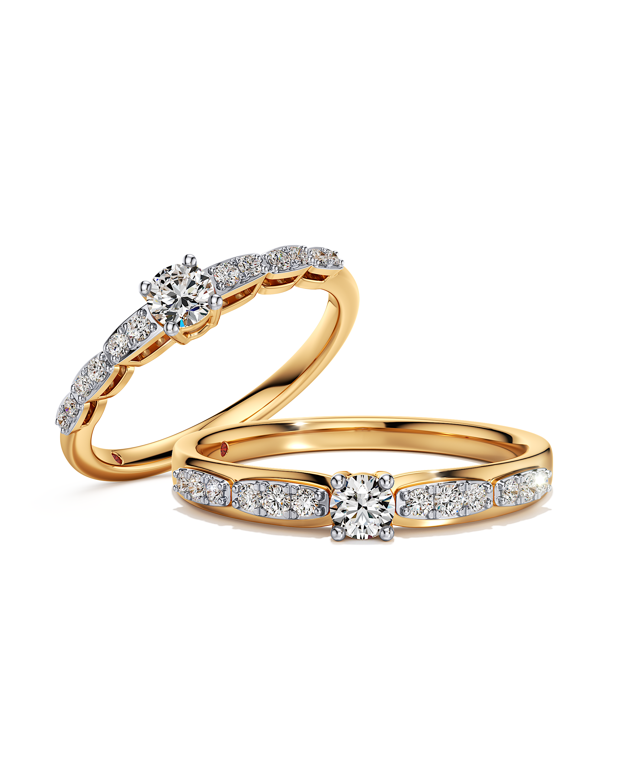 A Shared Forever Couple Rings