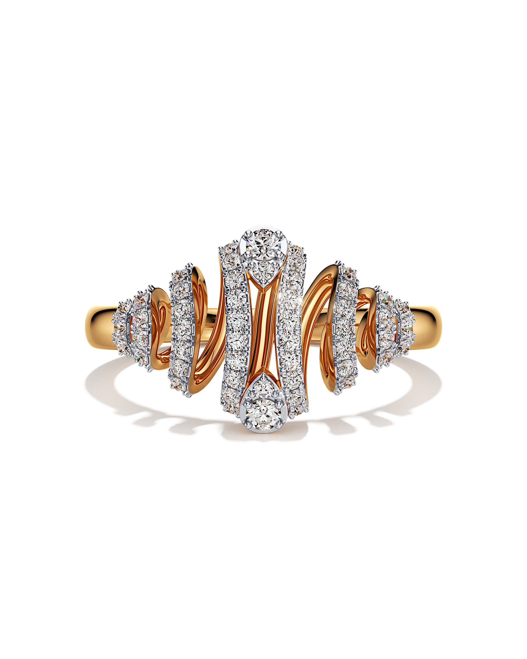 Scalloped Wave Ring