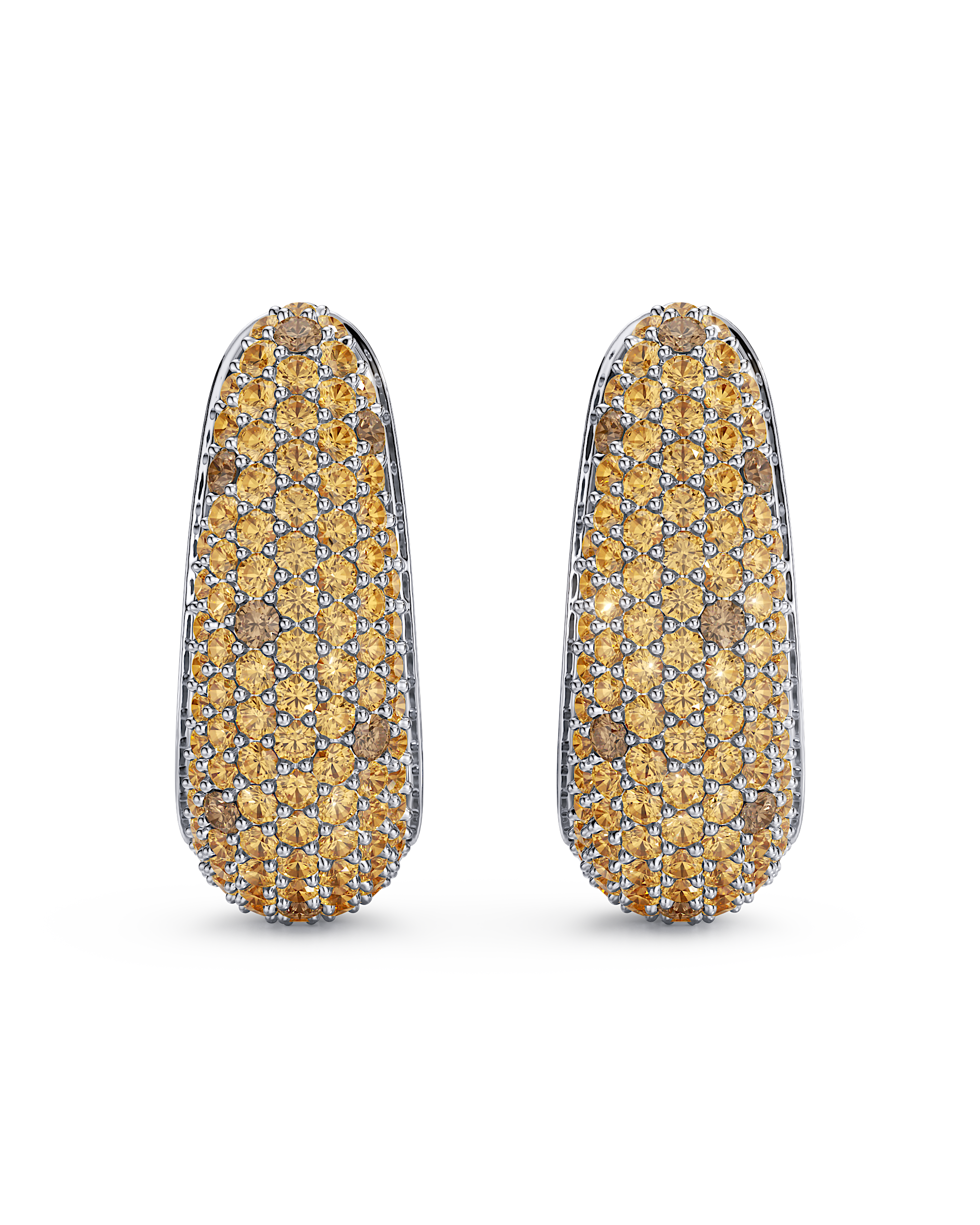 Golden Caviar Hoops