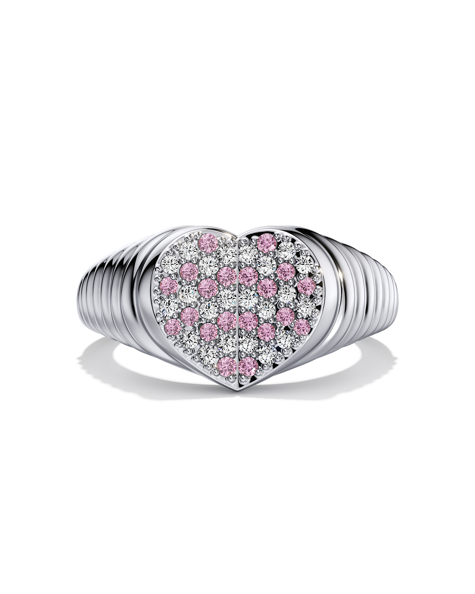 Two Hearts United Ring