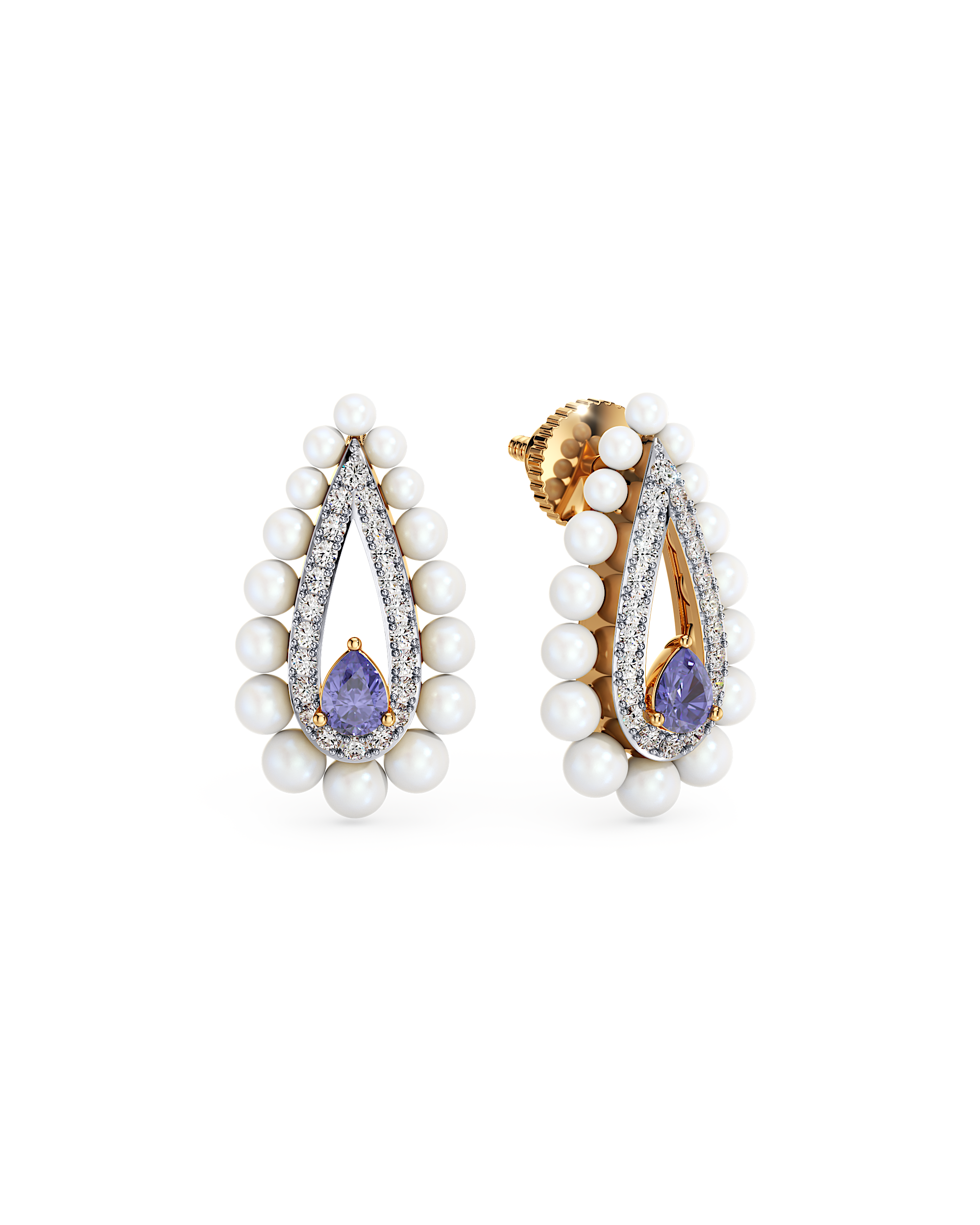 Halo Bloom Cluster Earrings