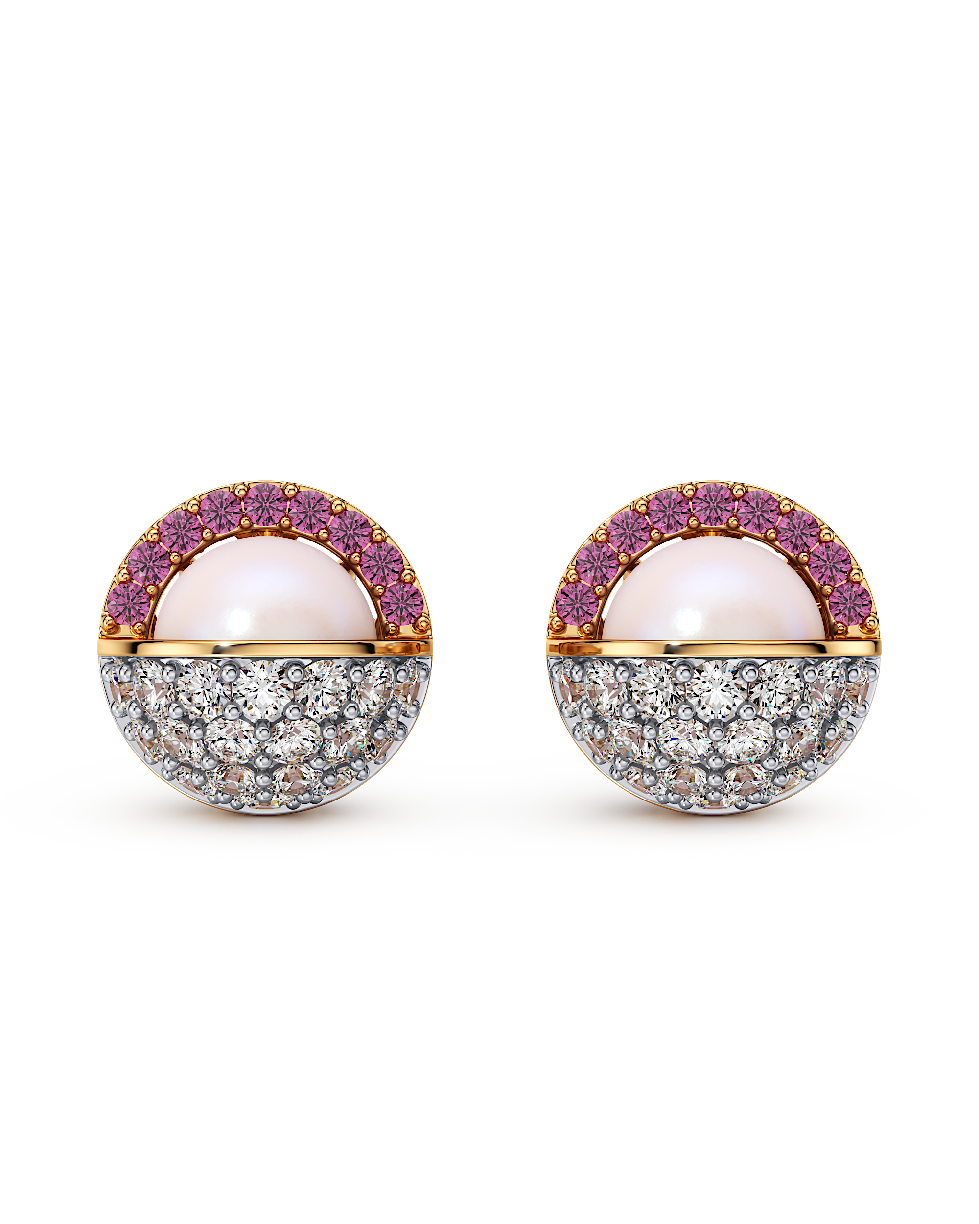 Blushing Horizons Studs