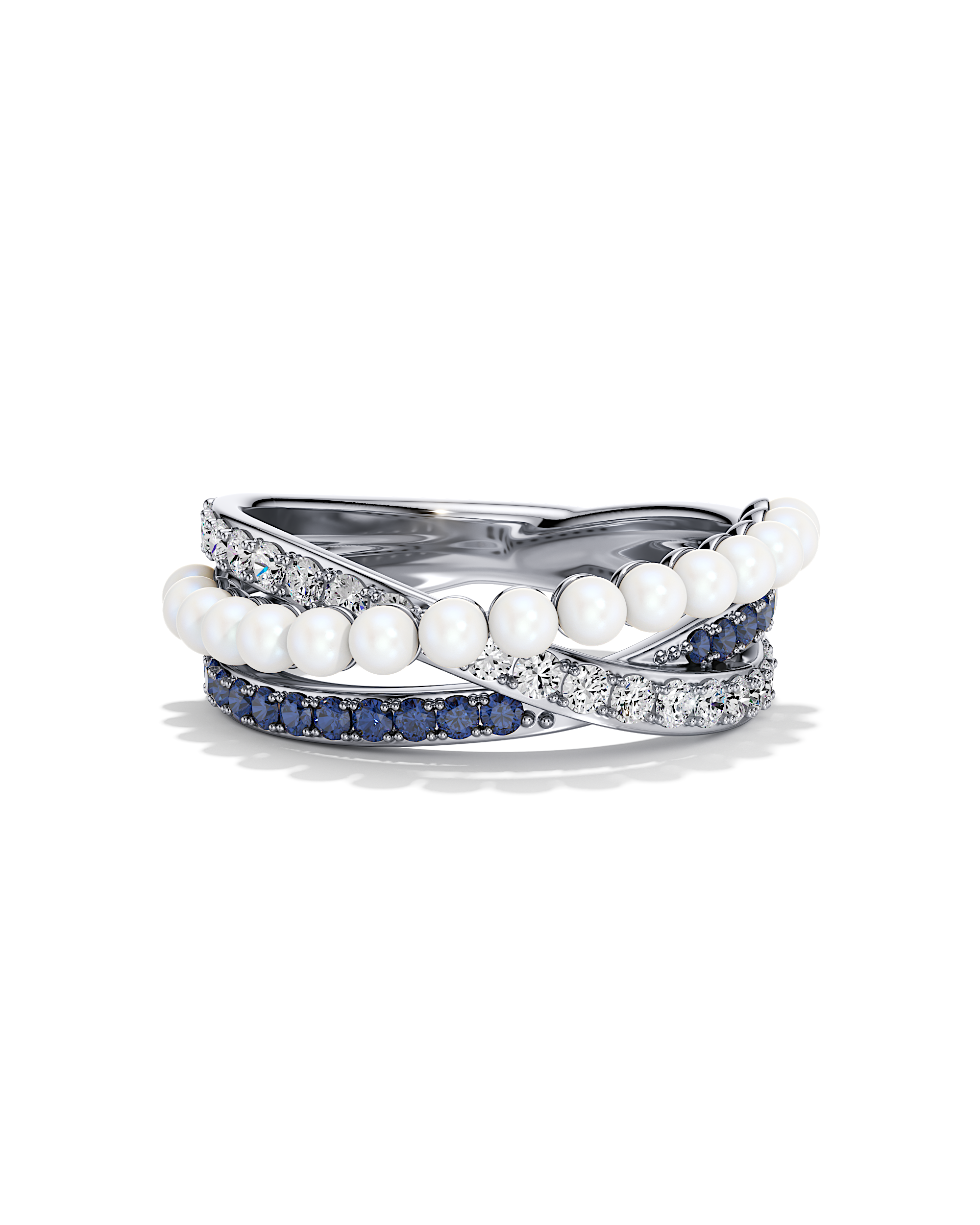 Twin Wave Ring