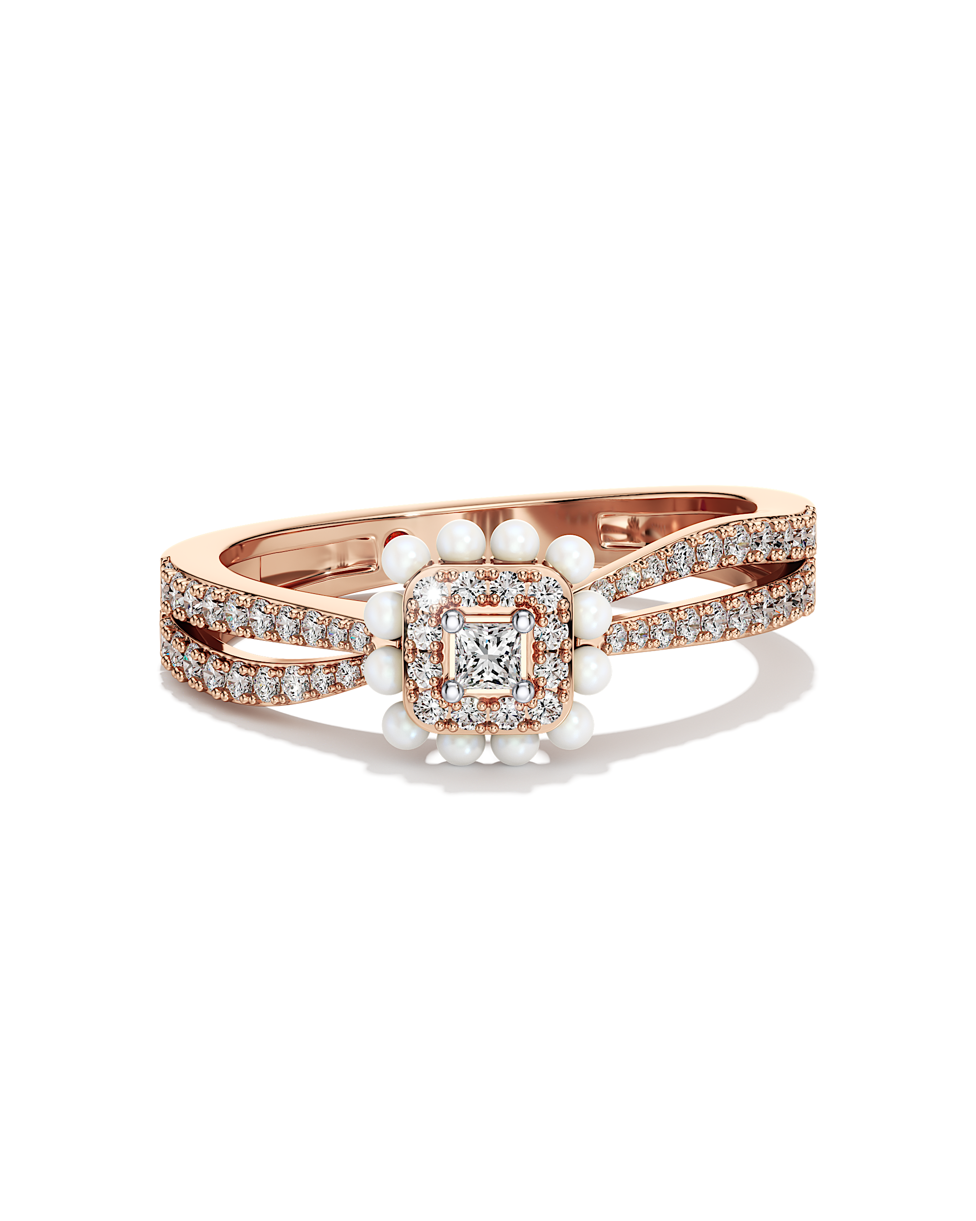 Pearl Bloom Cluster Ring