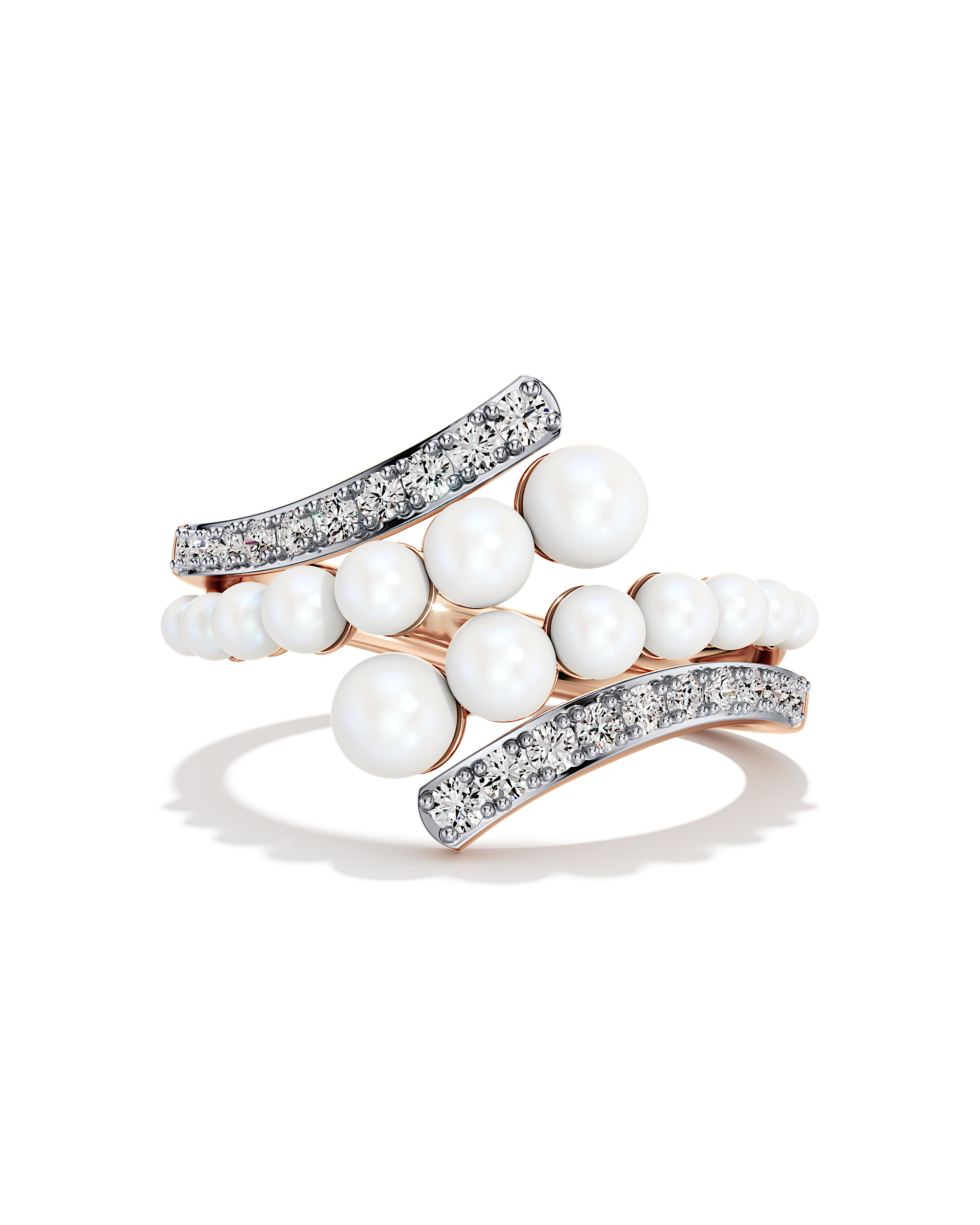 Cascade Pearl Ring