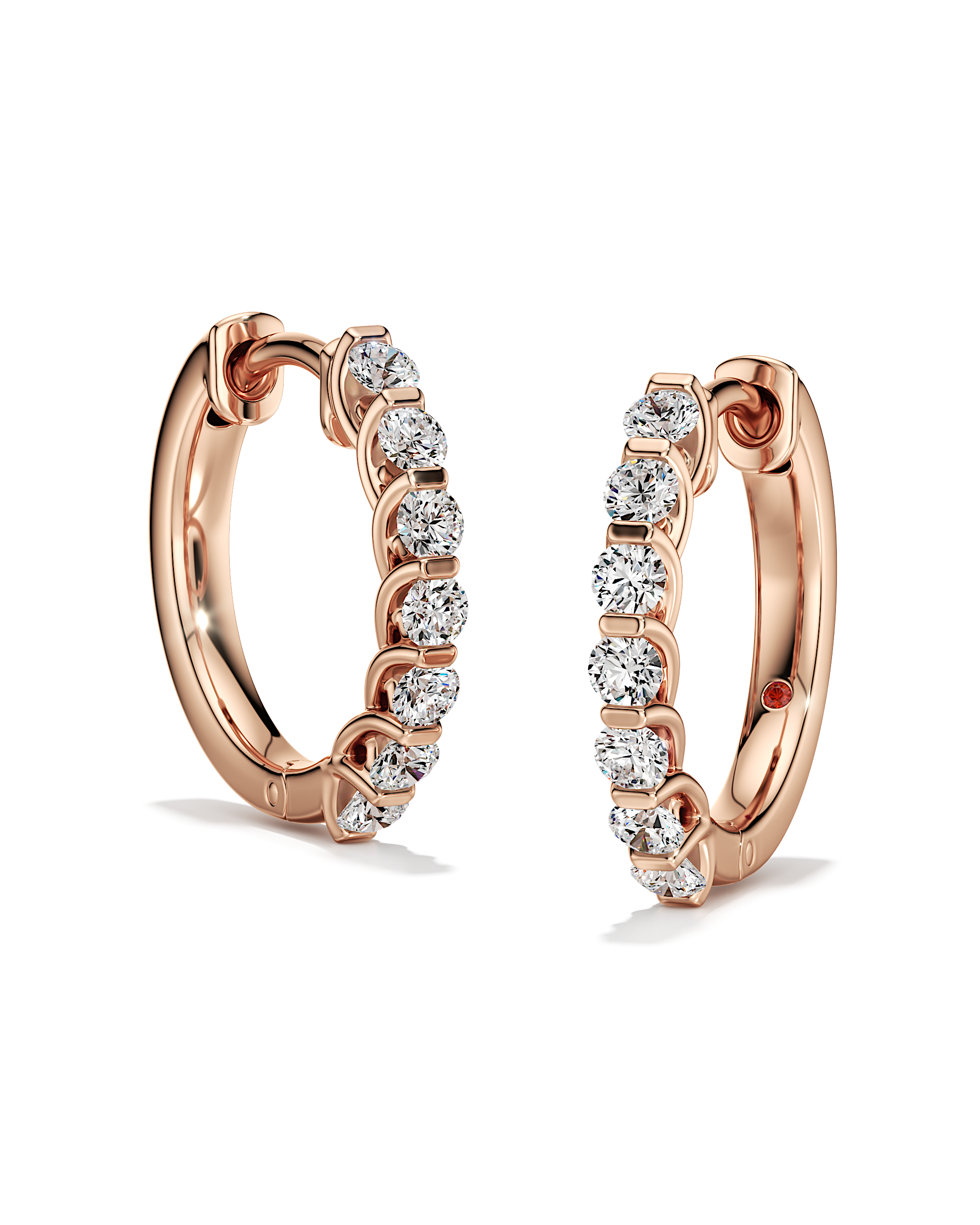 Off Record Diamond Hoops
