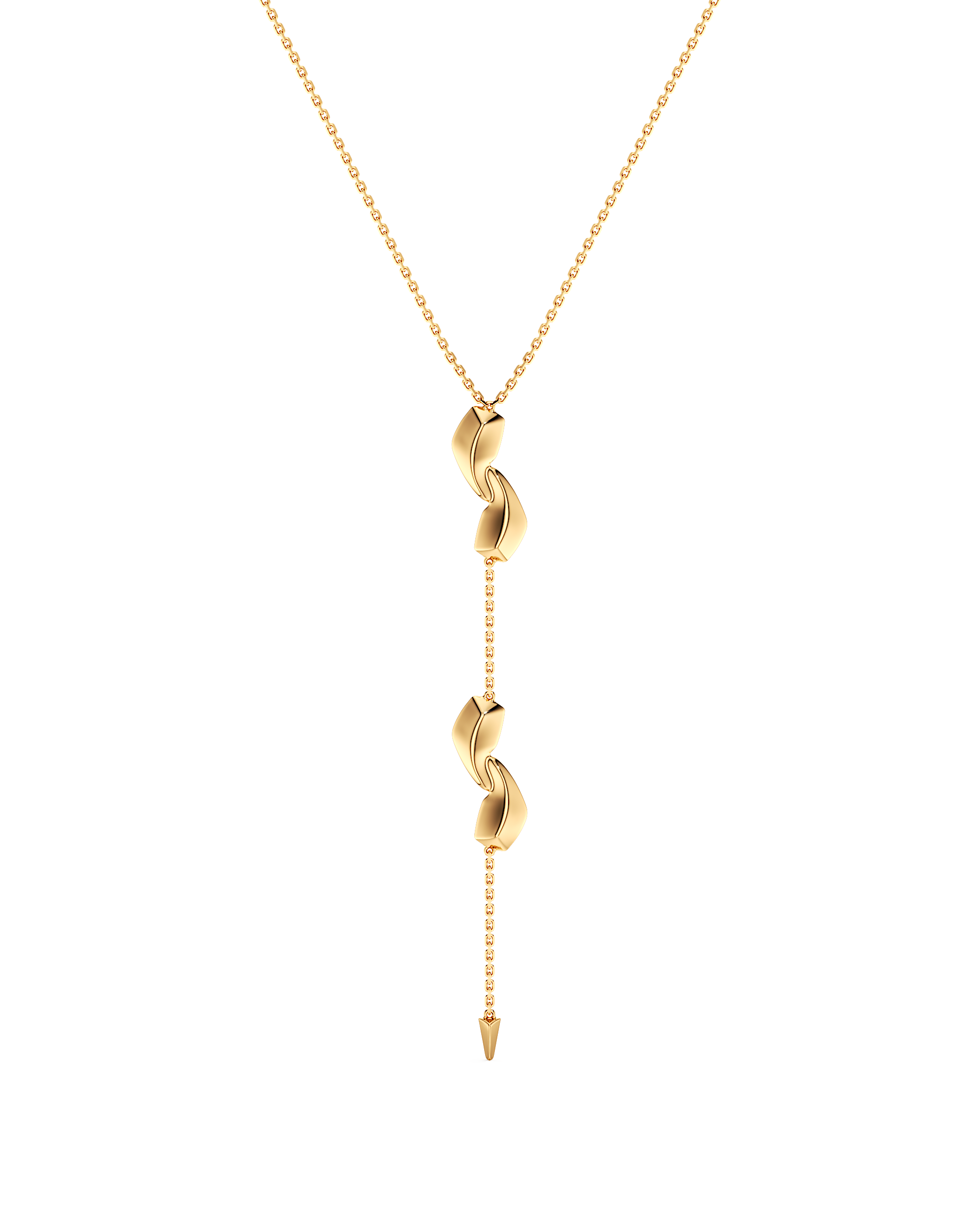 Golden Words Necklace